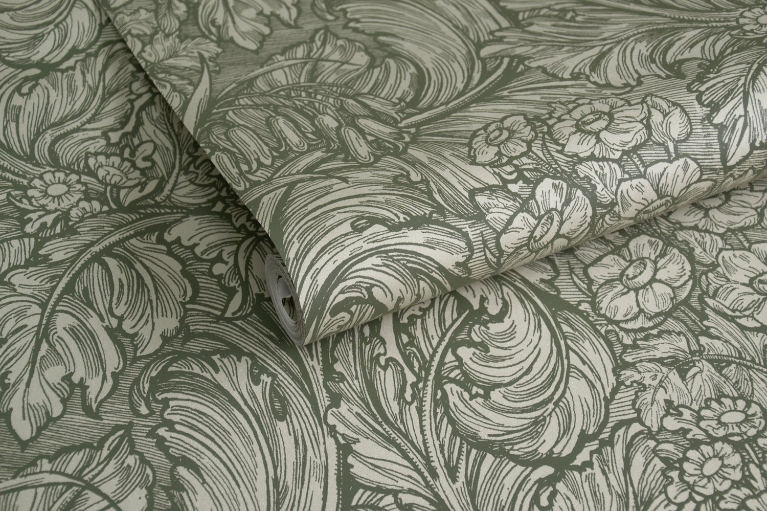 Hedgerovia wallpaper in green color - pattern number LB25136 - by Galerie in the Off The Wall collection