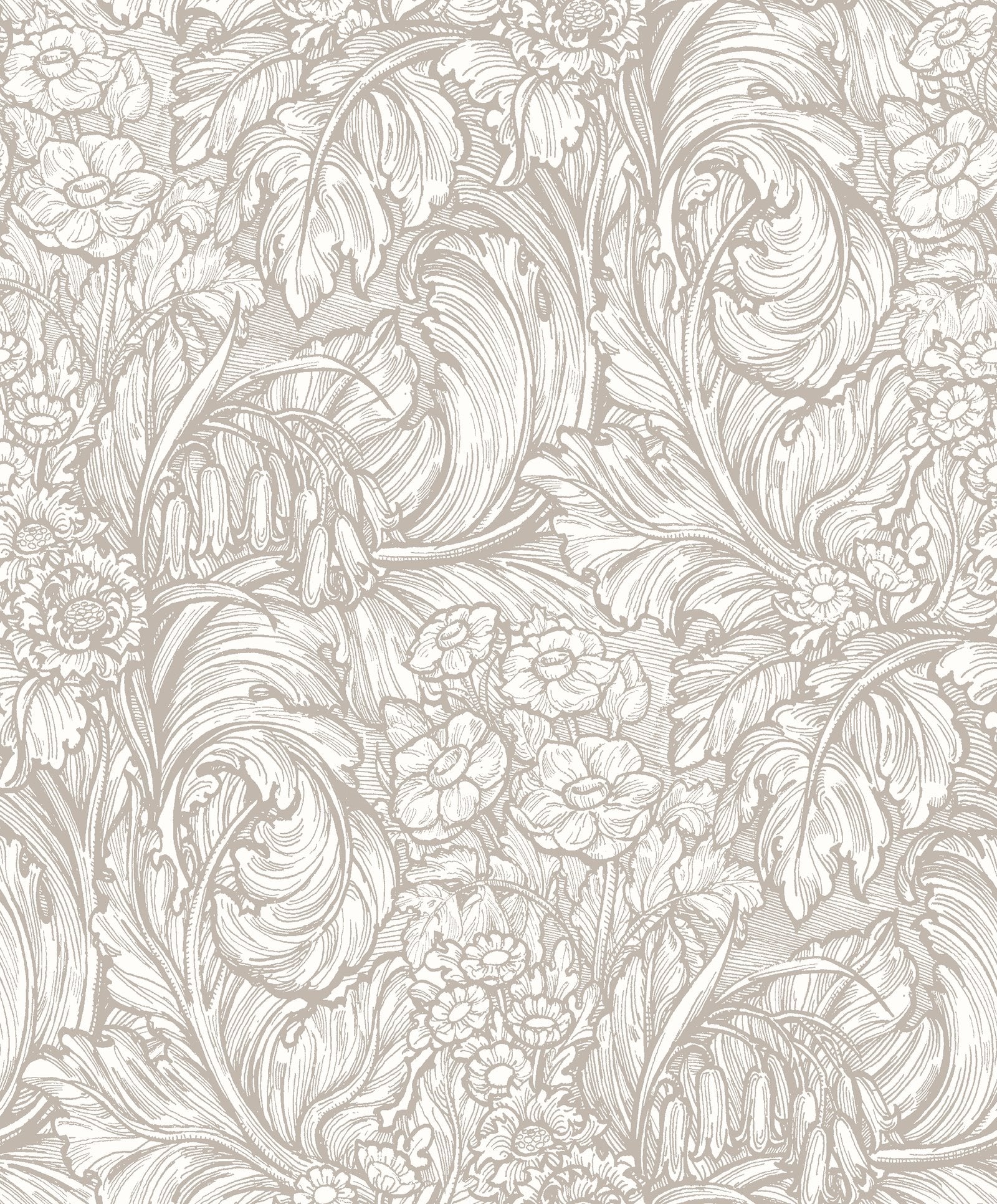 Hedgerovia wallpaper in beige color - pattern number LB25139 - by Galerie in the Off The Wall collection