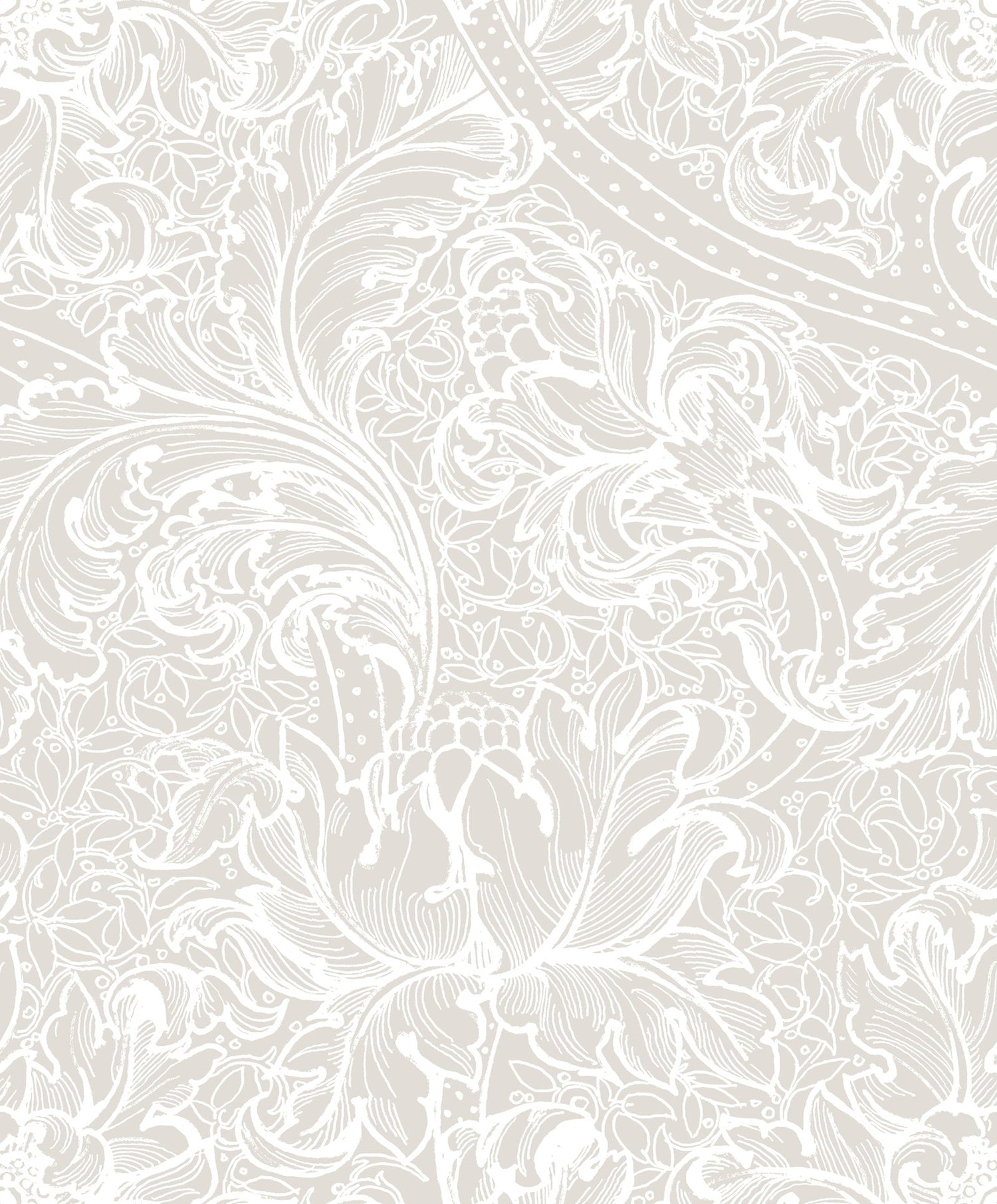 Morris Major wallpaper in beige color - pattern number LB25143 - by Galerie in the Off The Wall collection