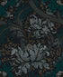 Morris Major wallpaper in blue color - pattern number LB25144 - by Galerie in the Off The Wall collection