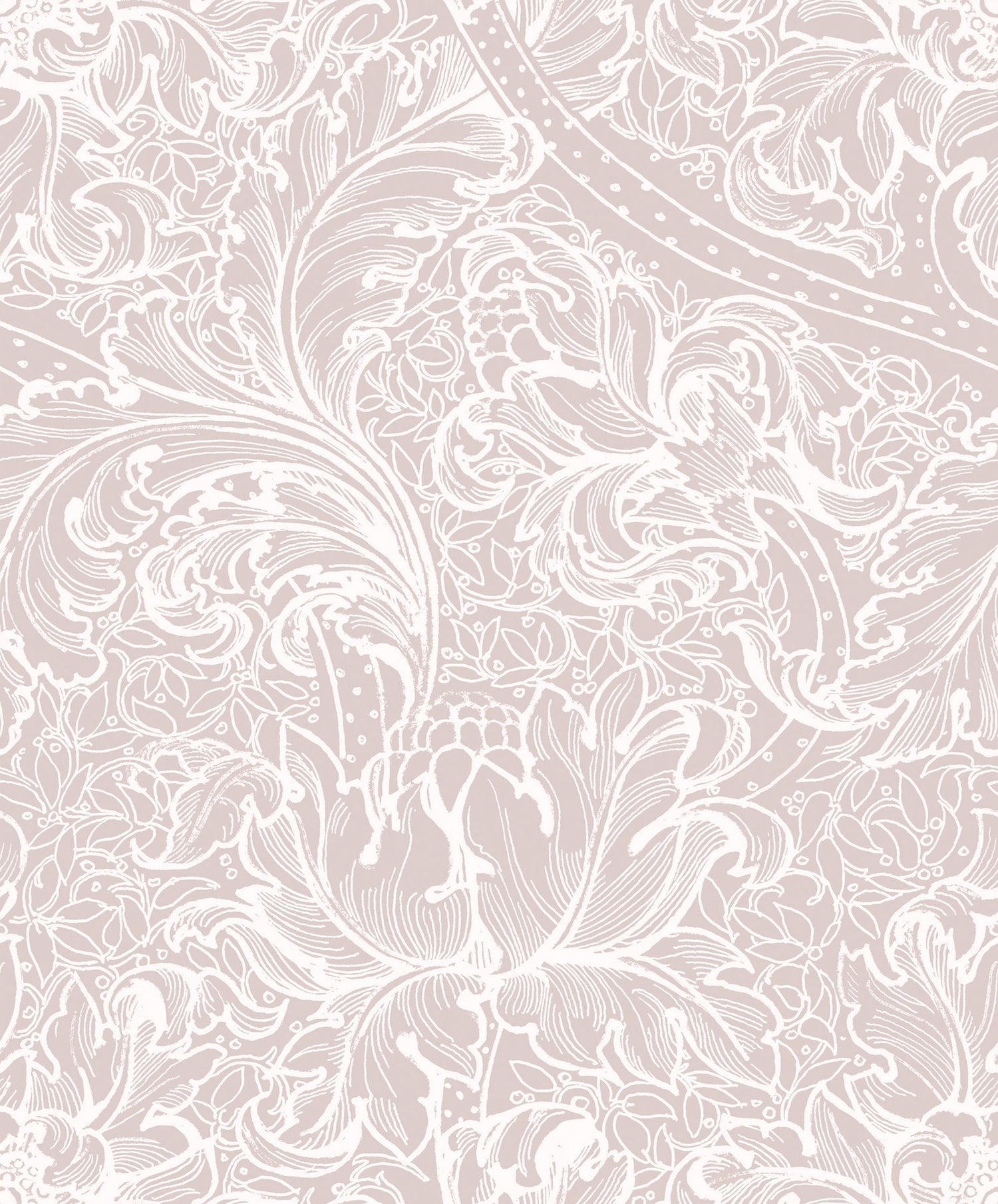 Morris Major wallpaper in pink color - pattern number LB25145 - by Galerie in the Off The Wall collection
