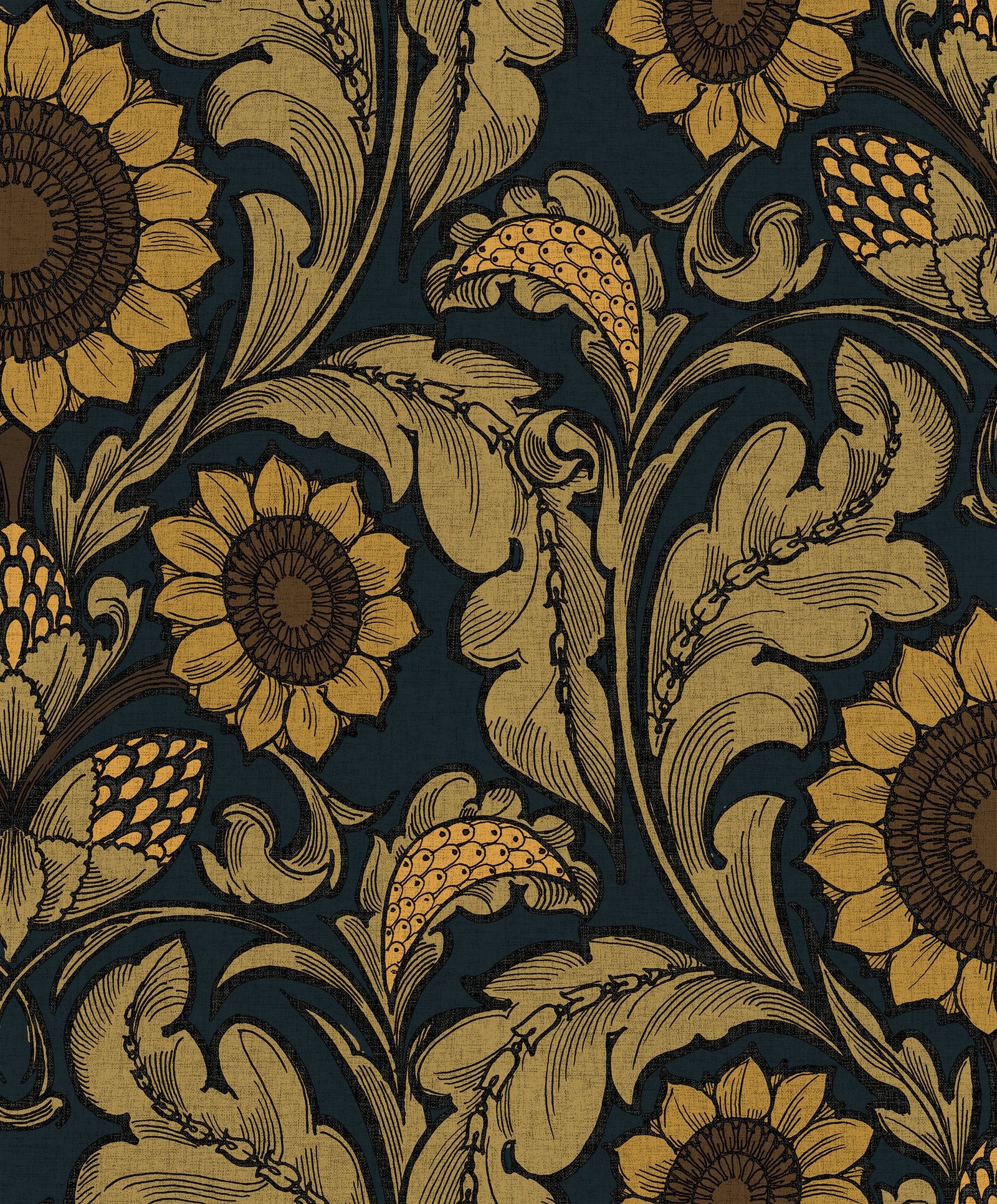 Sunnyside Up wallpaper in yellow color - pattern number LB25147 - by Galerie in the Off The Wall collection