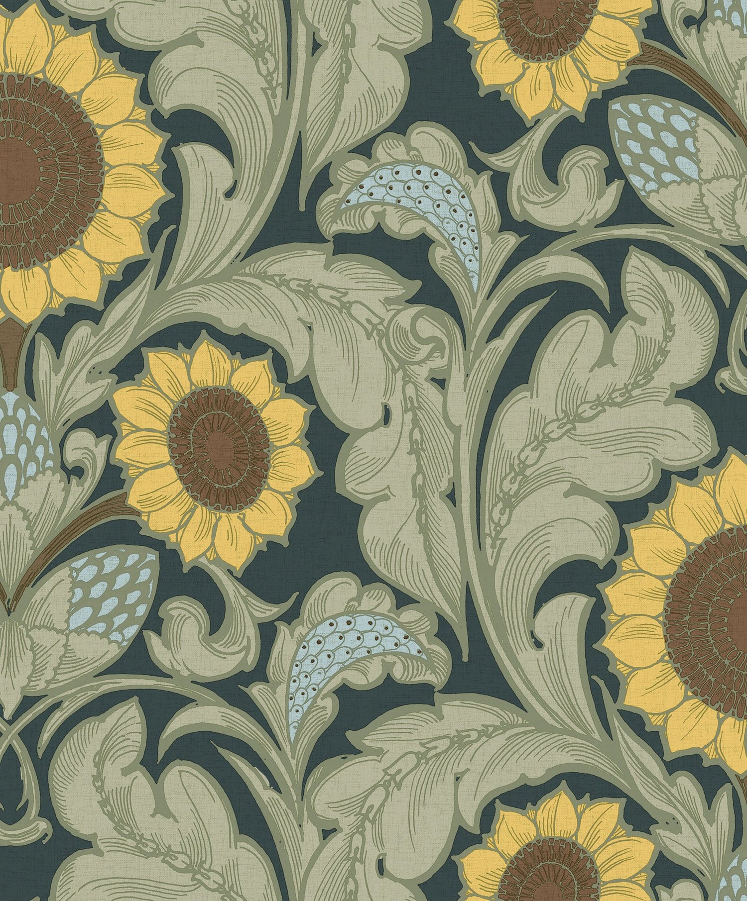 Sunnyside Up wallpaper in yellow color - pattern number LB25152 - by Galerie in the Off The Wall collection