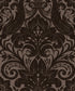 Damask Sauvage wallpaper in bronze brown color - pattern number LB25168 - by Galerie in the Off The Wall collection