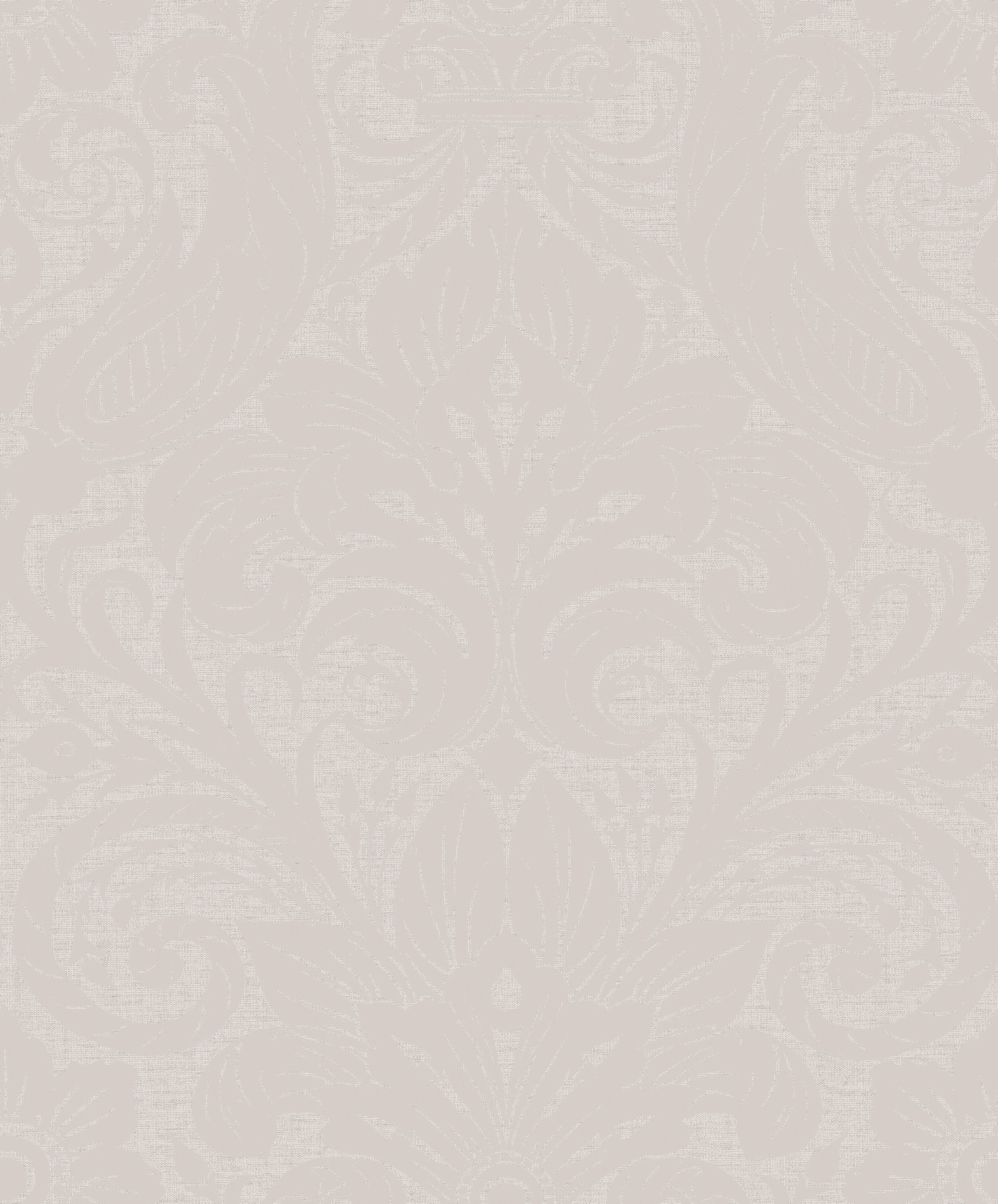 Damask Sauvage wallpaper in beige color - pattern number LB25172 - by Galerie in the Off The Wall collection