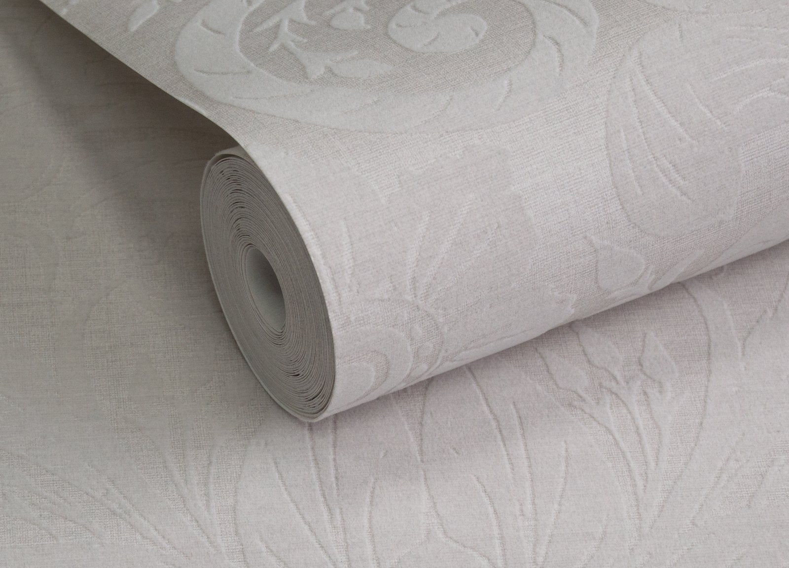 Damask Sauvage wallpaper in beige color - pattern number LB25172 - by Galerie in the Off The Wall collection