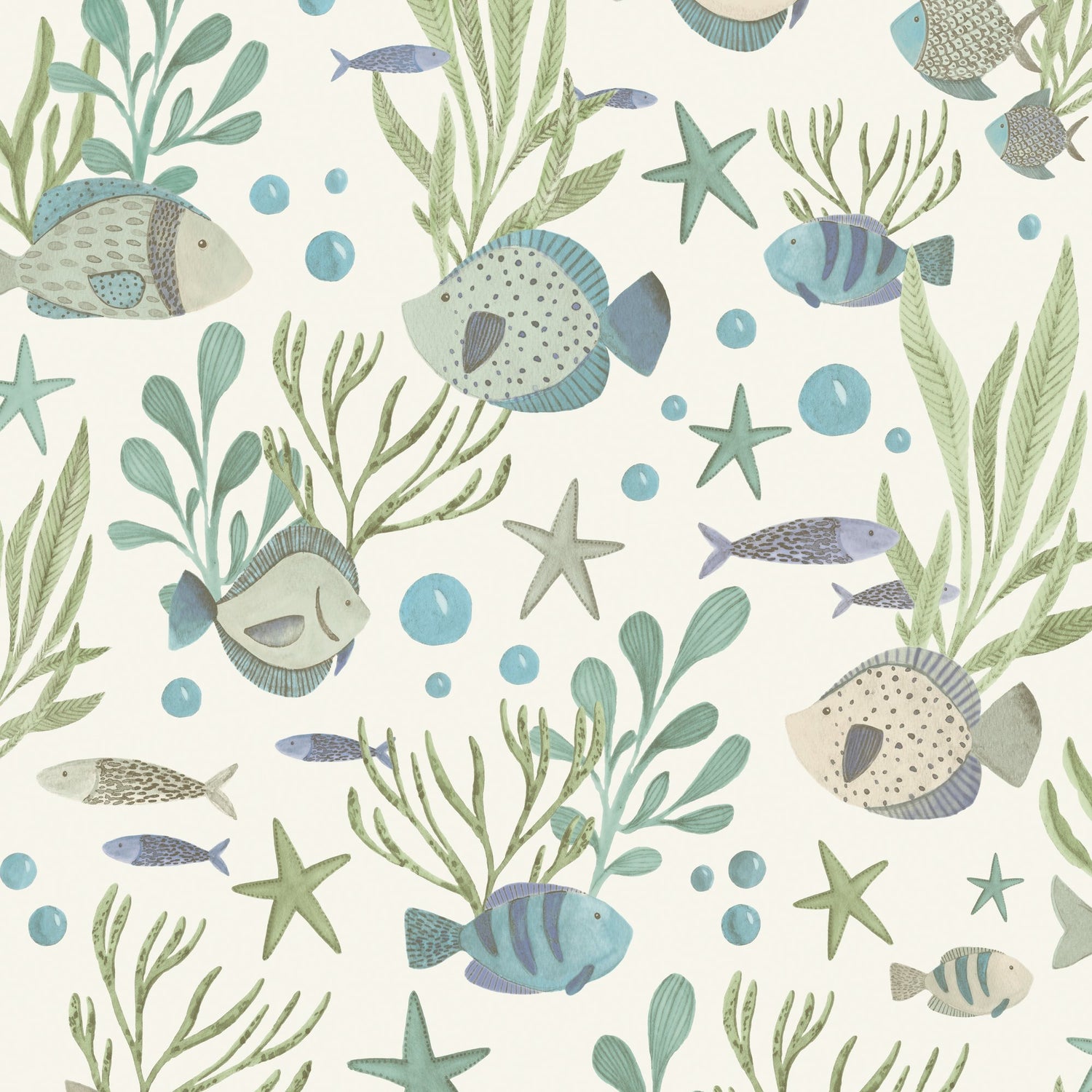 Photographic All-over Print Wallpaper in green color - pattern number GDLD3309 - by Grandeco in the Little Dreamers collection