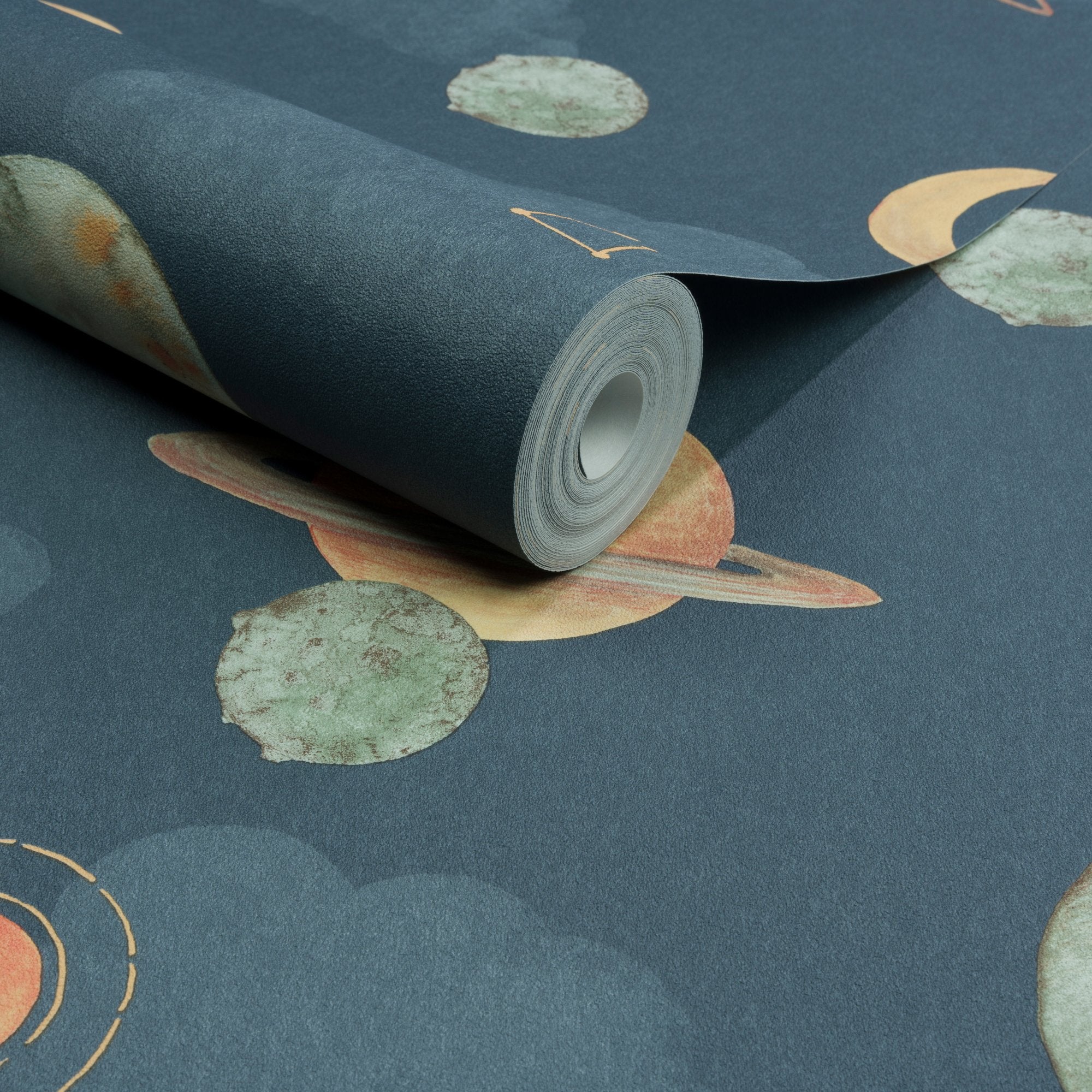 Photographic All-over Print Wallpaper in blue color - pattern number GDLD3515 - by Grandeco in the Little Dreamers collection