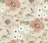 Evelyn wallpaper in apricot color - pattern number LL3201 - by Antonina Vella in the Layered Luxe collection