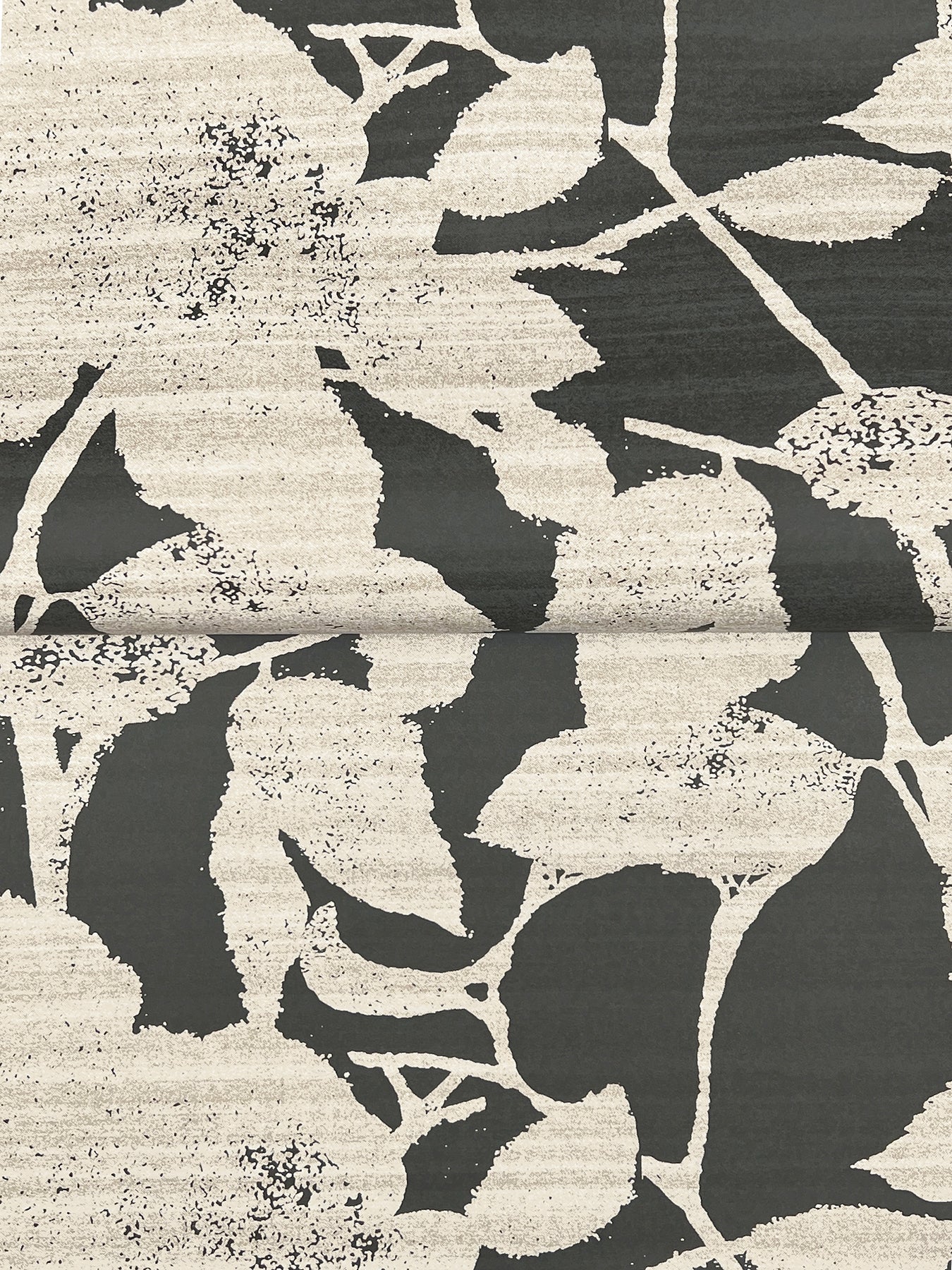 Solange wallpaper in black color - pattern number LL3213 - by Antonina Vella in the Layered Luxe collection