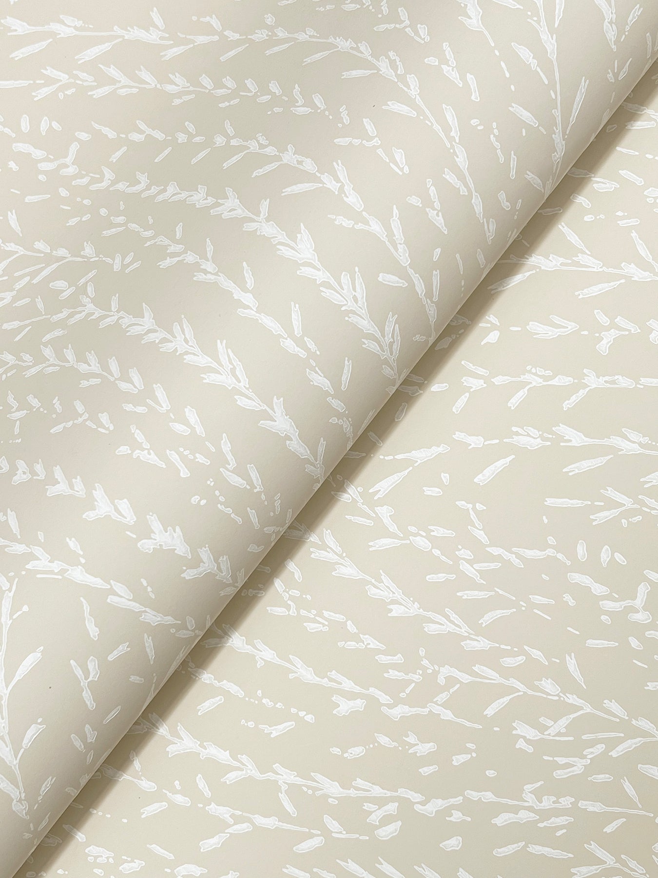 Willow Song wallpaper in wheat color - pattern number LL3219 - by Antonina Vella in the Layered Luxe collection