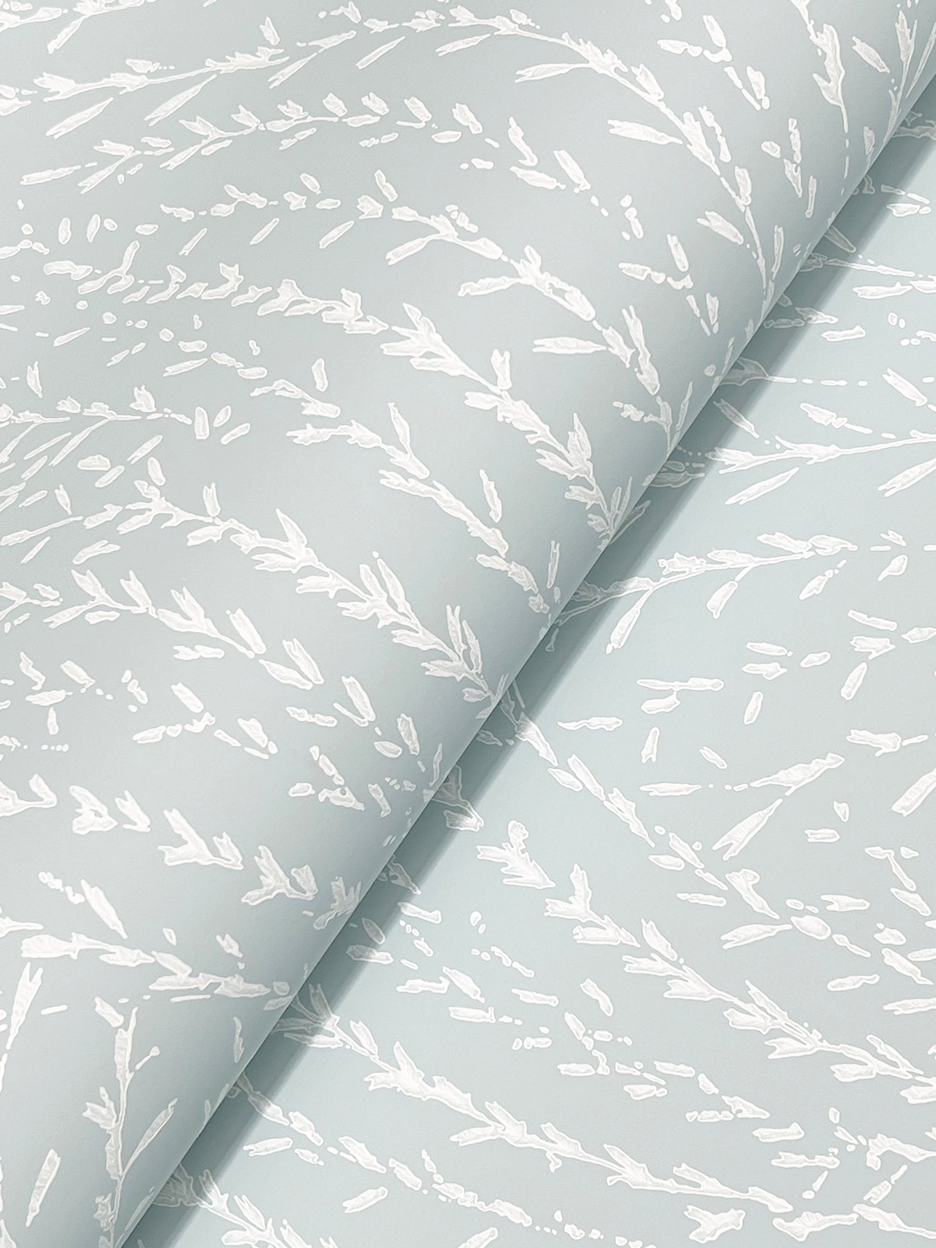 Willow Song wallpaper in light blue color - pattern number LL3220 - by Antonina Vella in the Layered Luxe collection