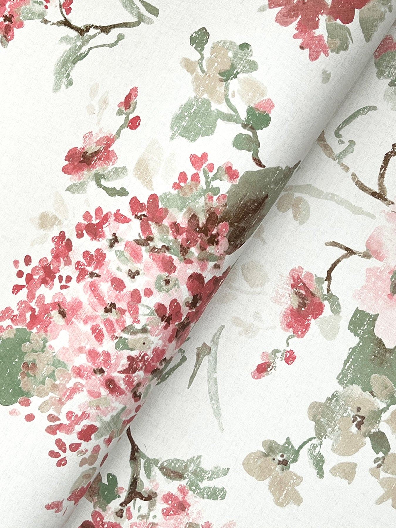 Veiled Garden wallpaper in pink color - pattern number LL3231 - by Antonina Vella in the Layered Luxe collection