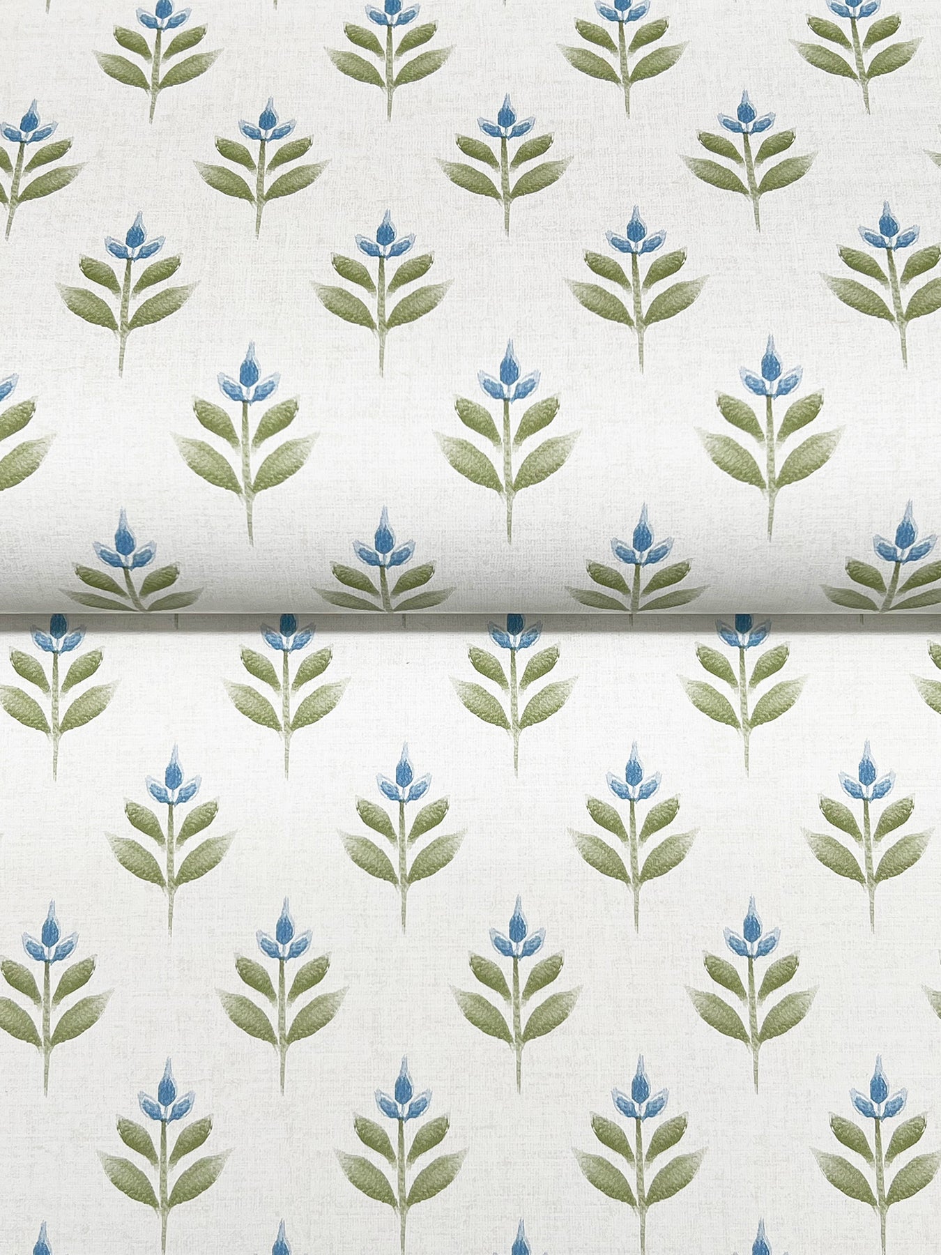 Serene Villa wallpaper in moss color - pattern number LL3237 - by Antonina Vella in the Layered Luxe collection