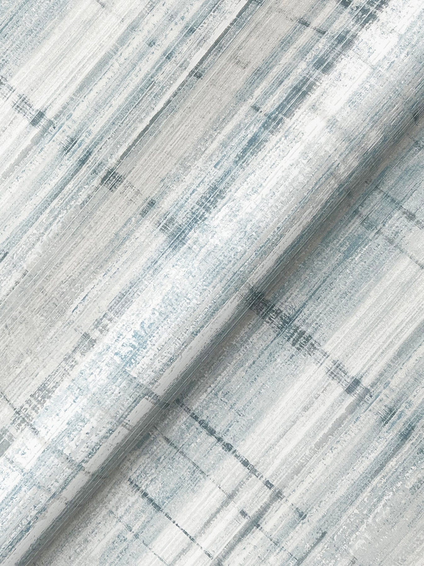Vanishing Point wallpaper in blue color - pattern number LL3245 - by Antonina Vella in the Layered Luxe collection