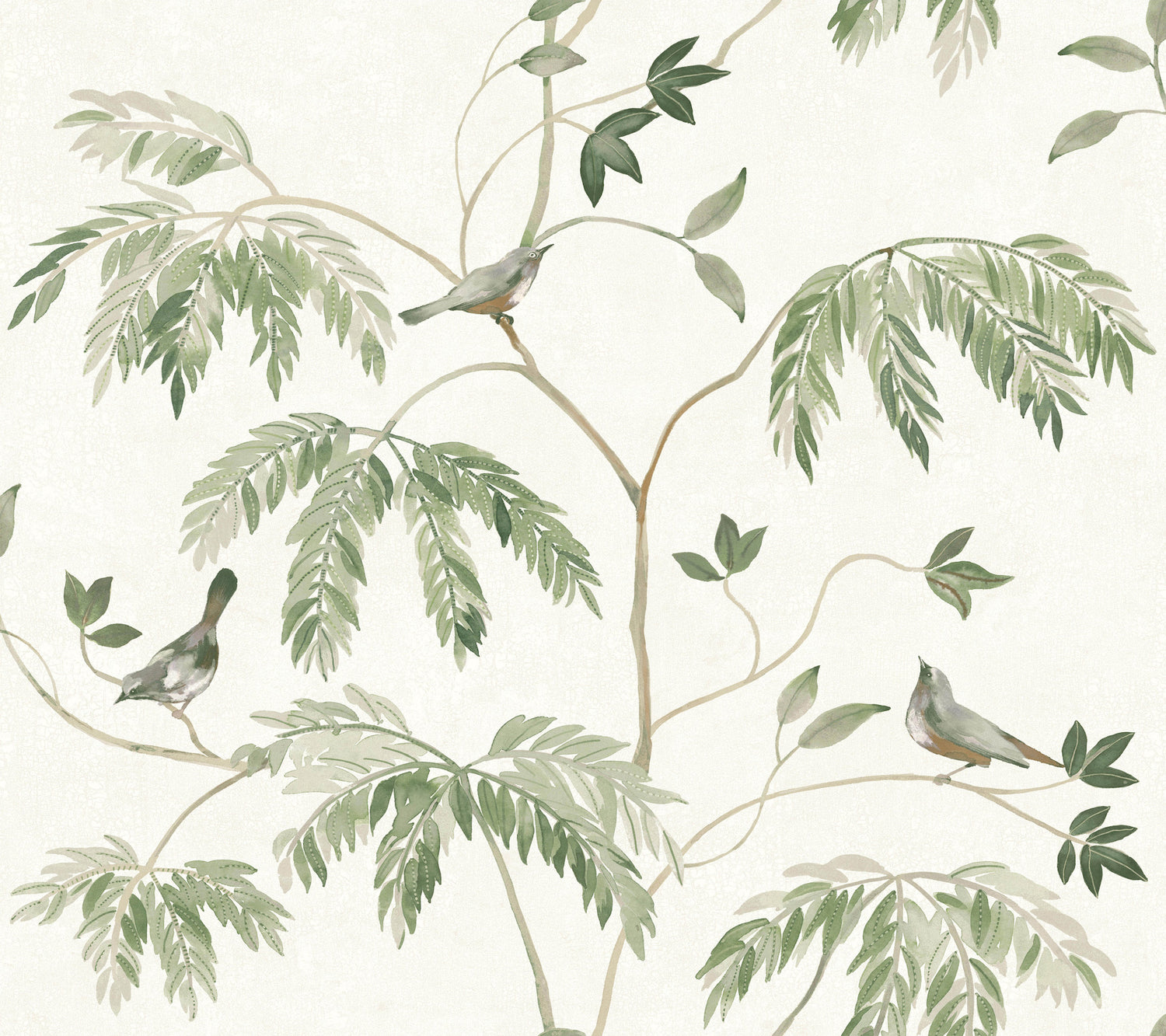 Cillian wallpaper in dark green color - pattern number LL3251 - by Antonina Vella in the Layered Luxe collection