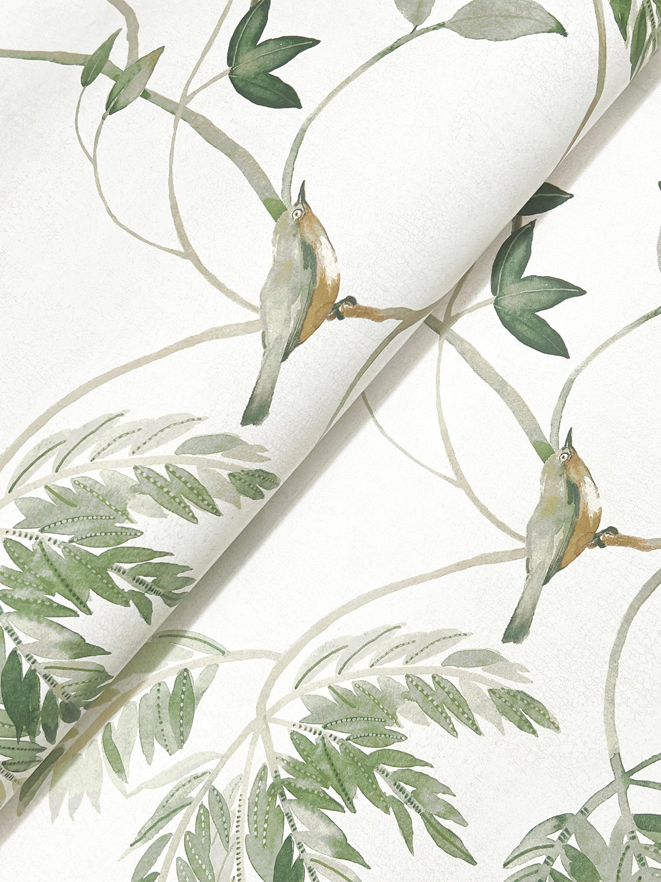 Cillian wallpaper in dark green color - pattern number LL3251 - by Antonina Vella in the Layered Luxe collection