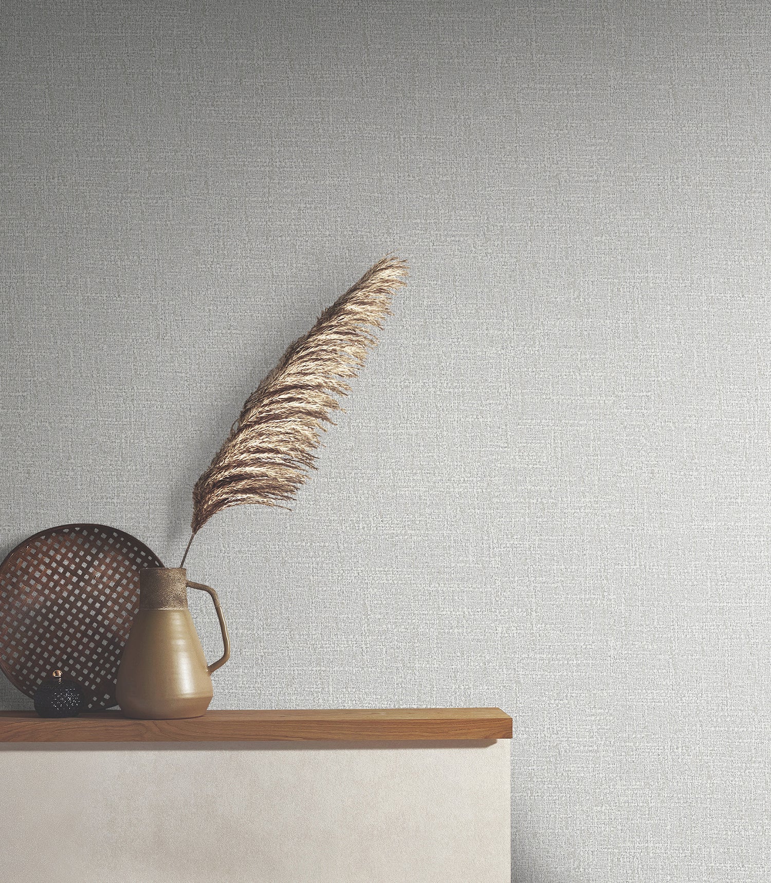 Highland Tweed wallpaper in grey color - pattern number MA34911 - by Antonina Vella in the Opulent Accents collection