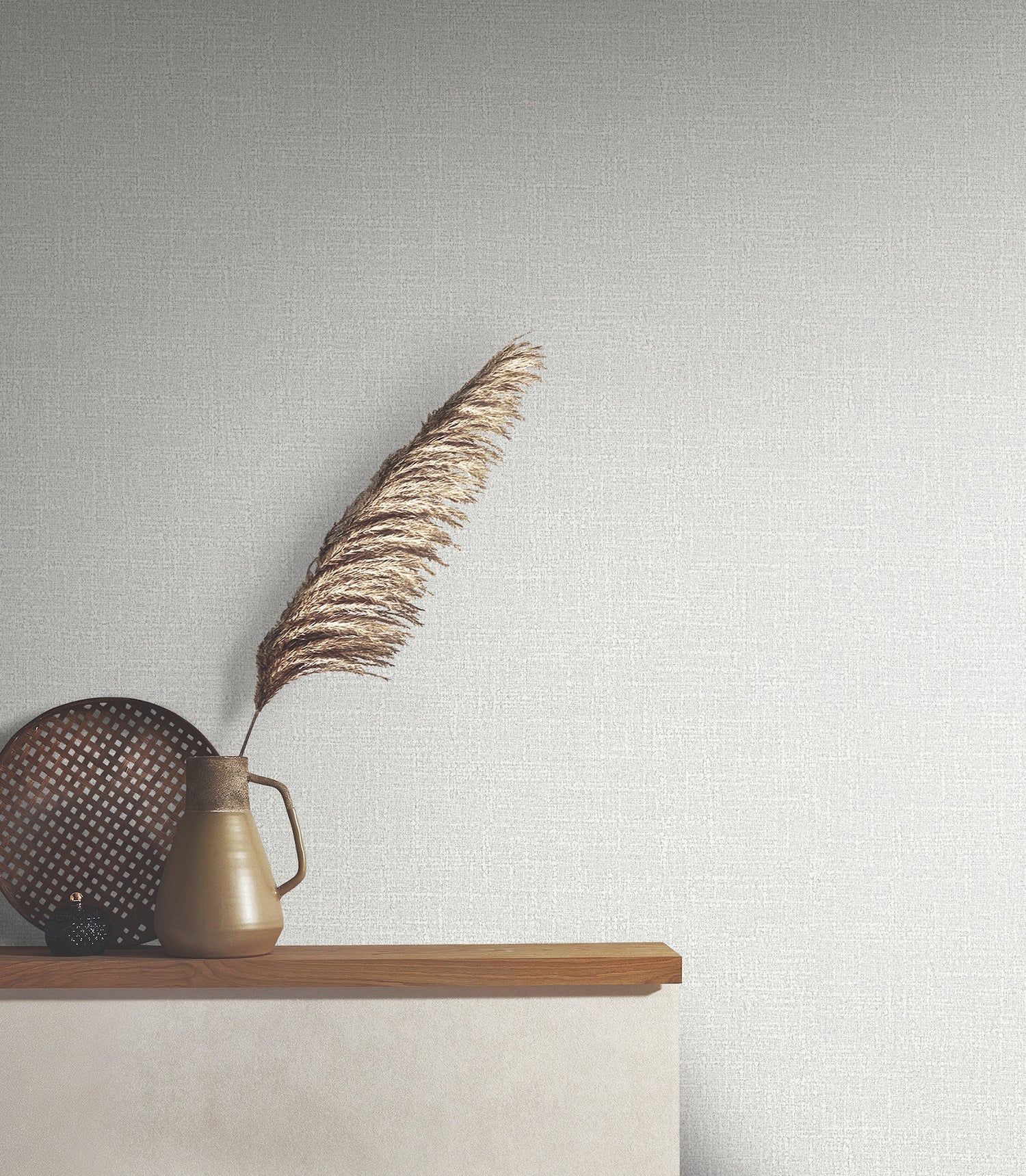 Highland Tweed wallpaper in light grey color - pattern number MA34912 - by Antonina Vella in the Opulent Accents collection