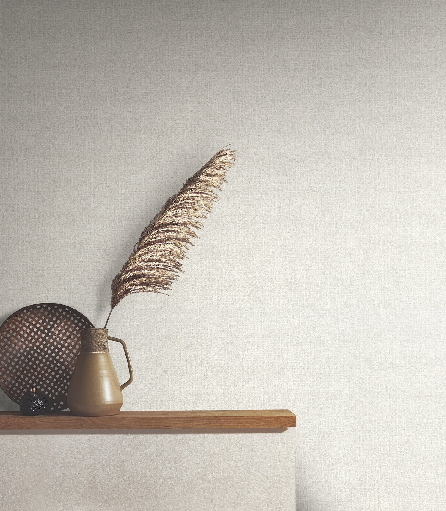Highland Tweed wallpaper in dove color - pattern number MA34913 - by Antonina Vella in the Opulent Accents collection