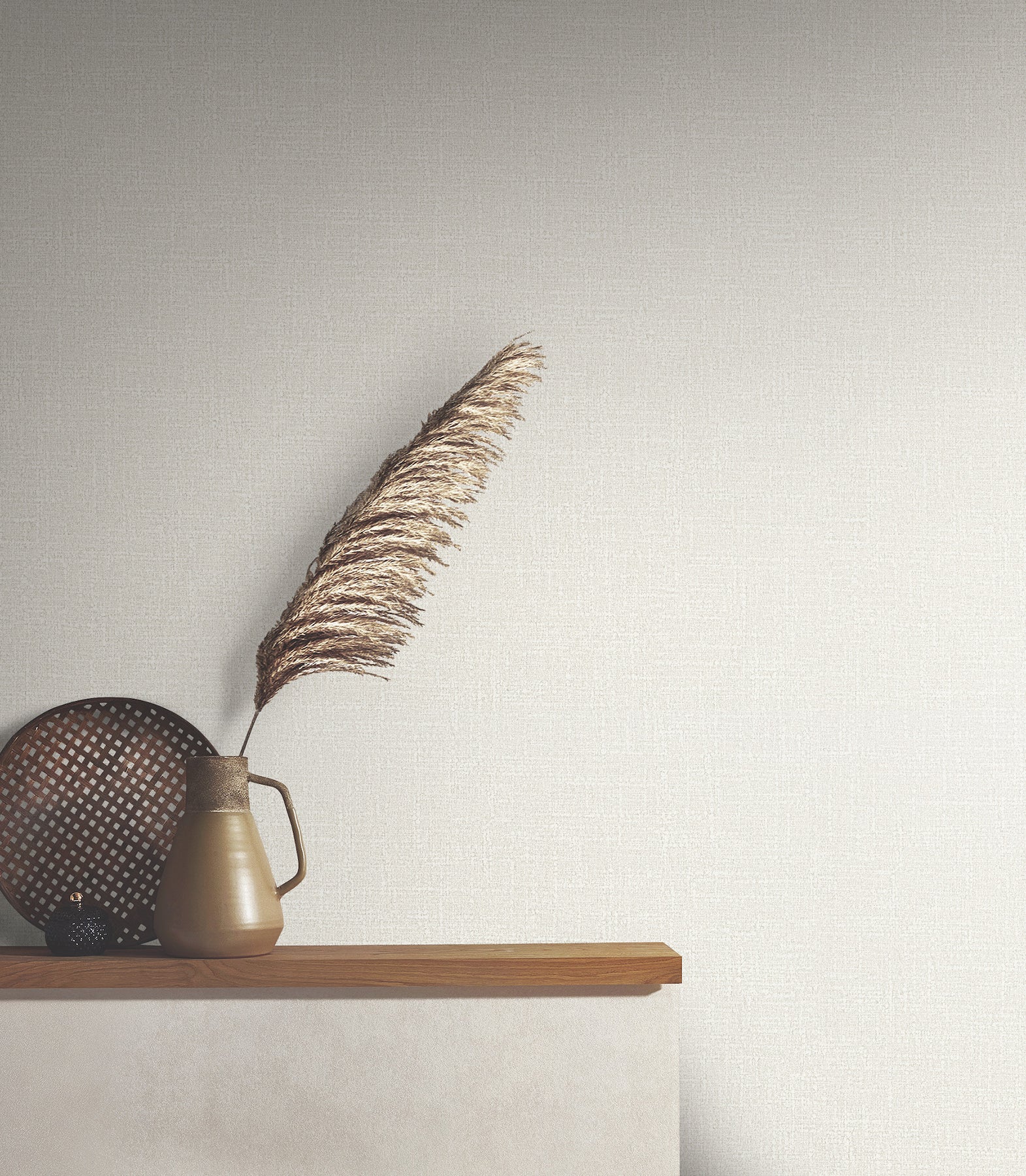 Highland Tweed wallpaper in dove color - pattern number MA34913 - by Antonina Vella in the Opulent Accents collection