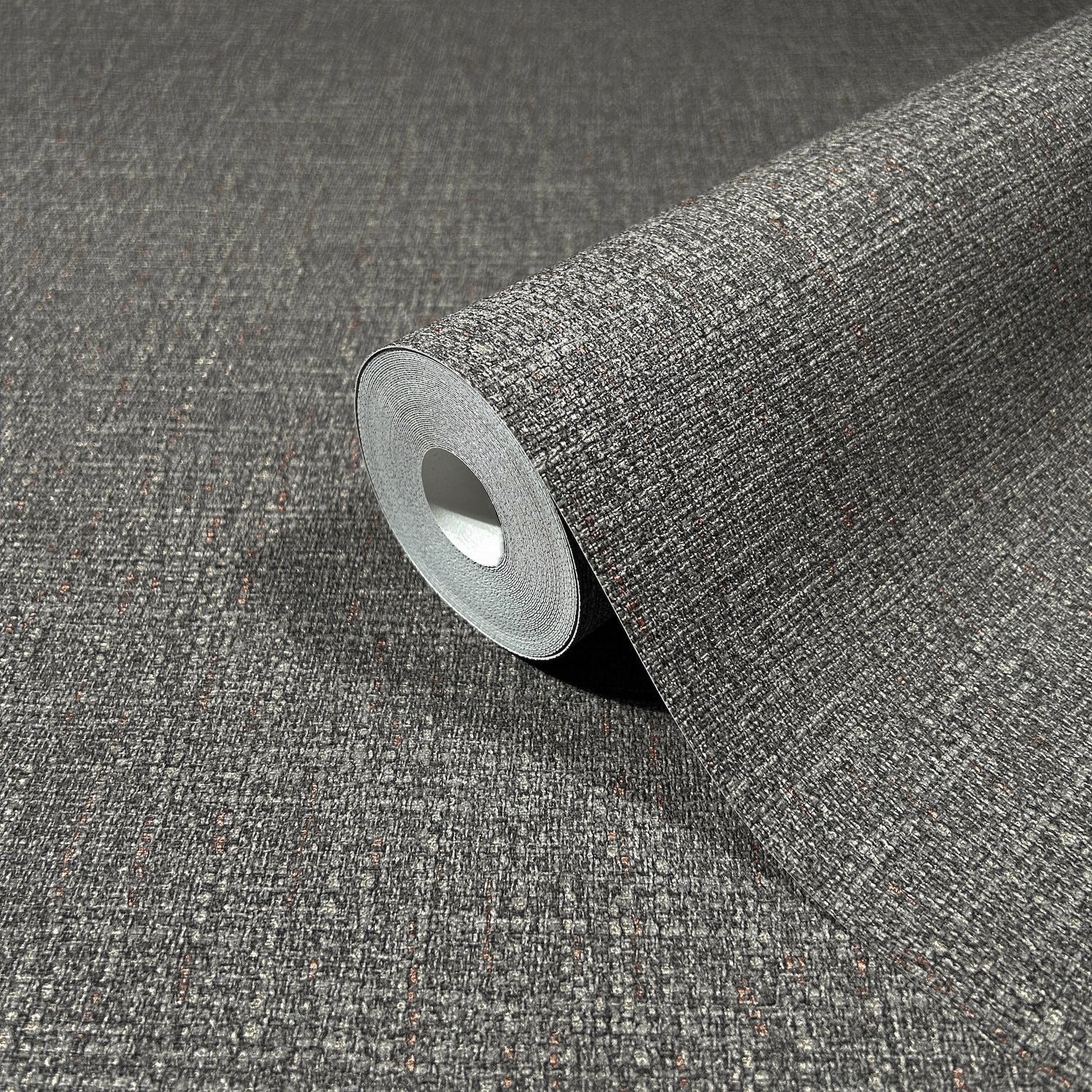 Highland Tweed wallpaper in charcoal color - pattern number MA34916 - by Antonina Vella in the Opulent Accents collection