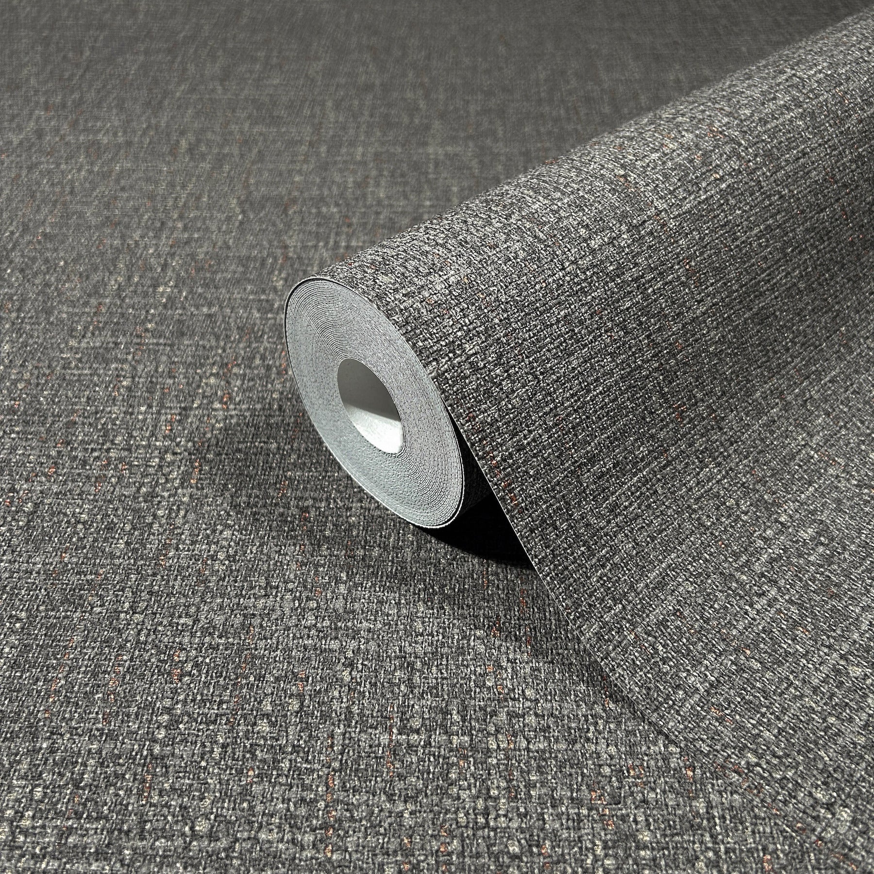 Highland Tweed wallpaper in charcoal color - pattern number MA34916 - by Antonina Vella in the Opulent Accents collection
