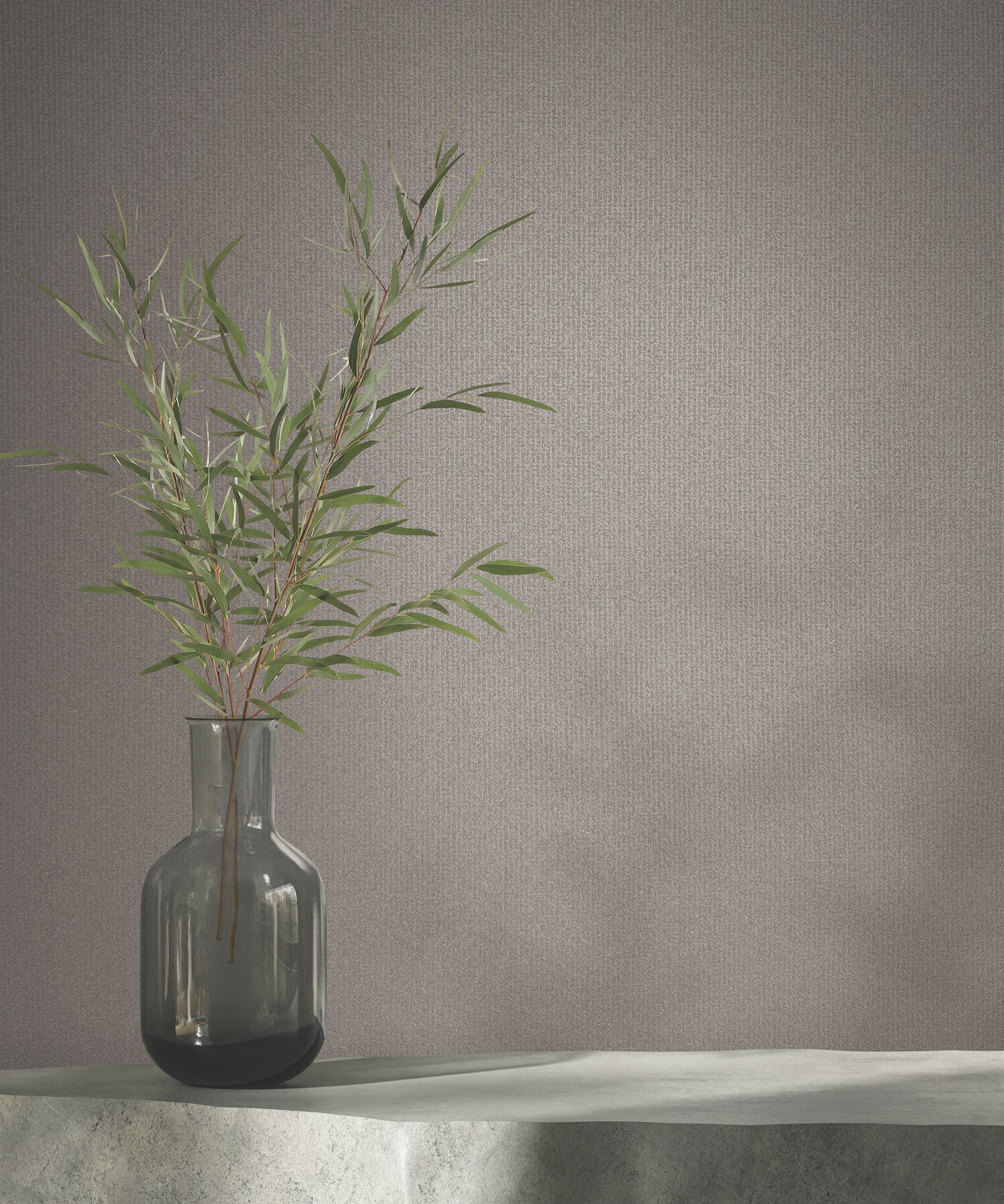 Glistening Quartz wallpaper in taupe color - pattern number MA34941 - by Antonina Vella in the Opulent Accents collection