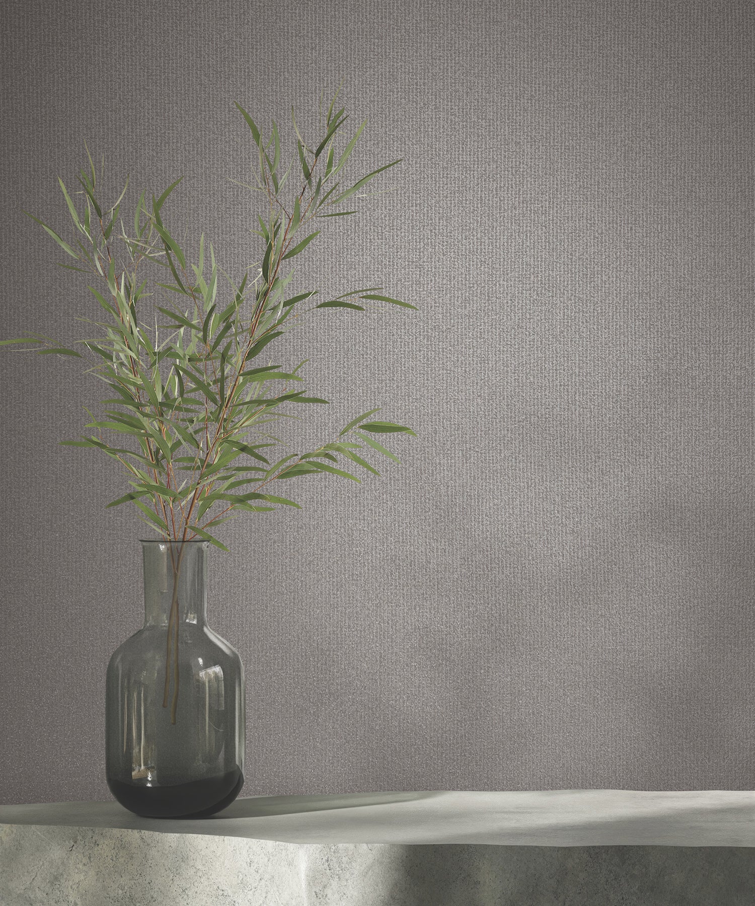 Glistening Quartz wallpaper in silver color - pattern number MA34942 - by Antonina Vella in the Opulent Accents collection