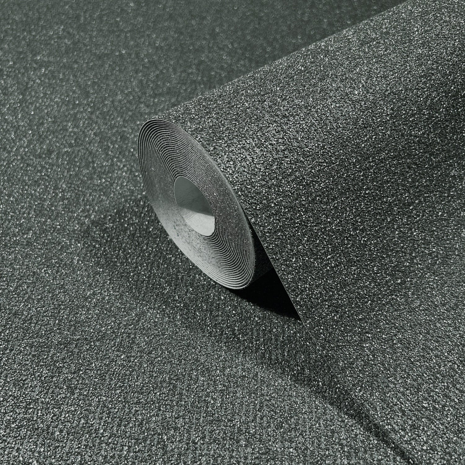 Glistening Quartz wallpaper in charcoal color - pattern number MA34945 - by Antonina Vella in the Opulent Accents collection