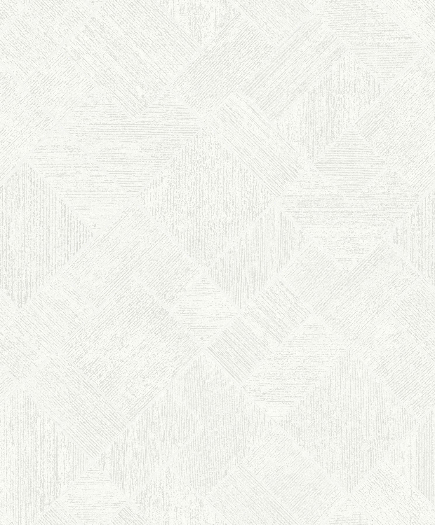 Marquetry wallpaper in white color - pattern number MA35508 - by Antonina Vella in the Opulent Accents collection