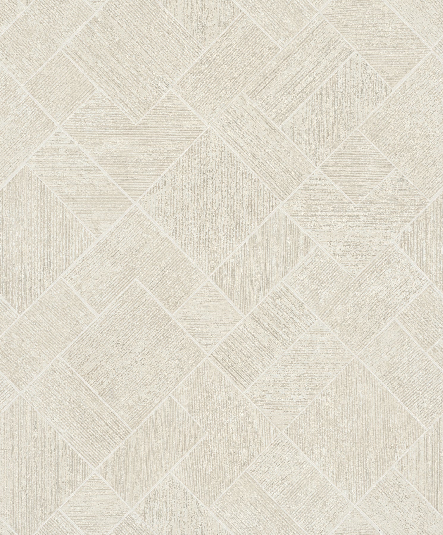 Marquetry wallpaper in beige color - pattern number MA35509 - by Antonina Vella in the Opulent Accents collection