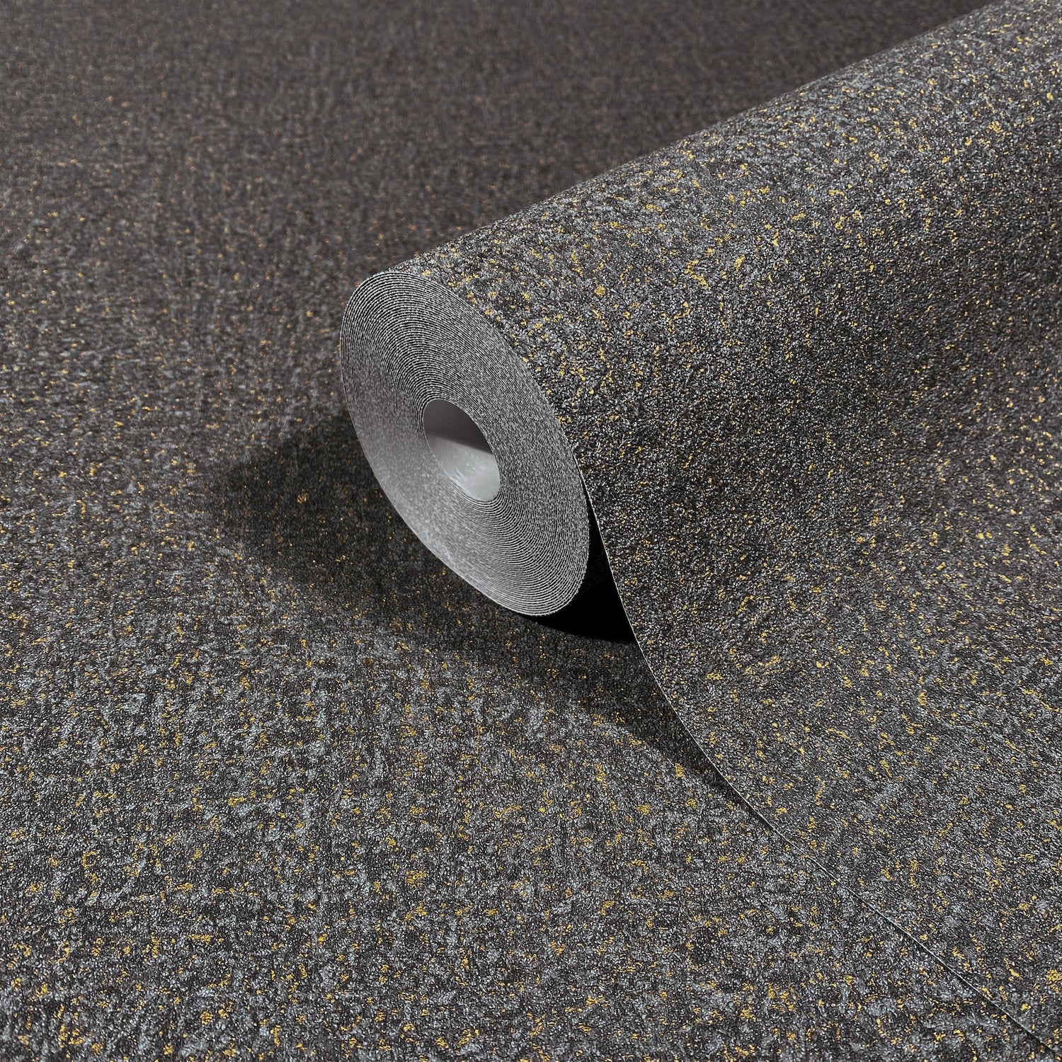 Garden Stone wallpaper in charcoal color - pattern number MA35520 - by Antonina Vella in the Opulent Accents collection