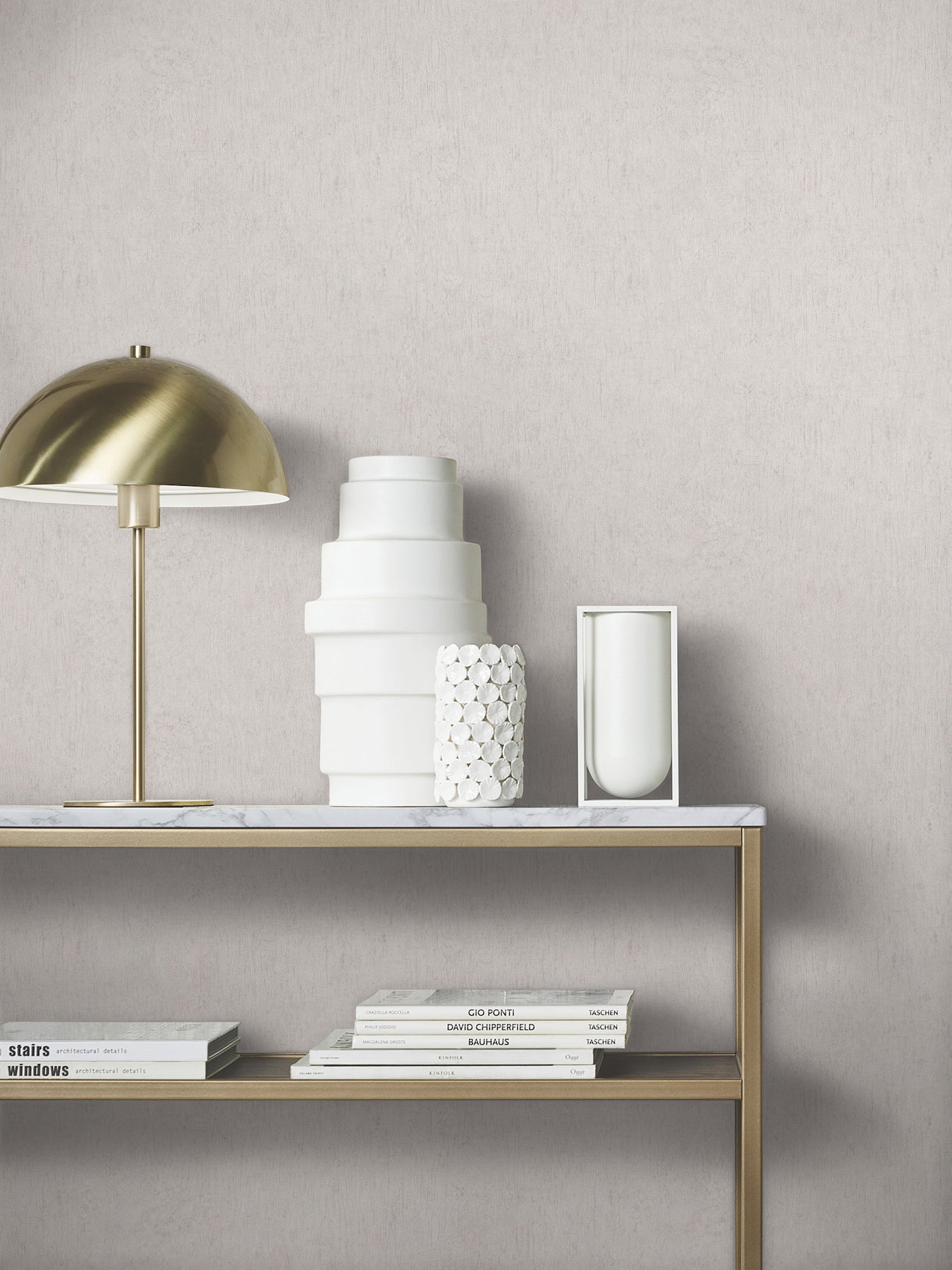 Dustan wallpaper in beige color - pattern number MA35523 - by Antonina Vella in the Opulent Accents collection