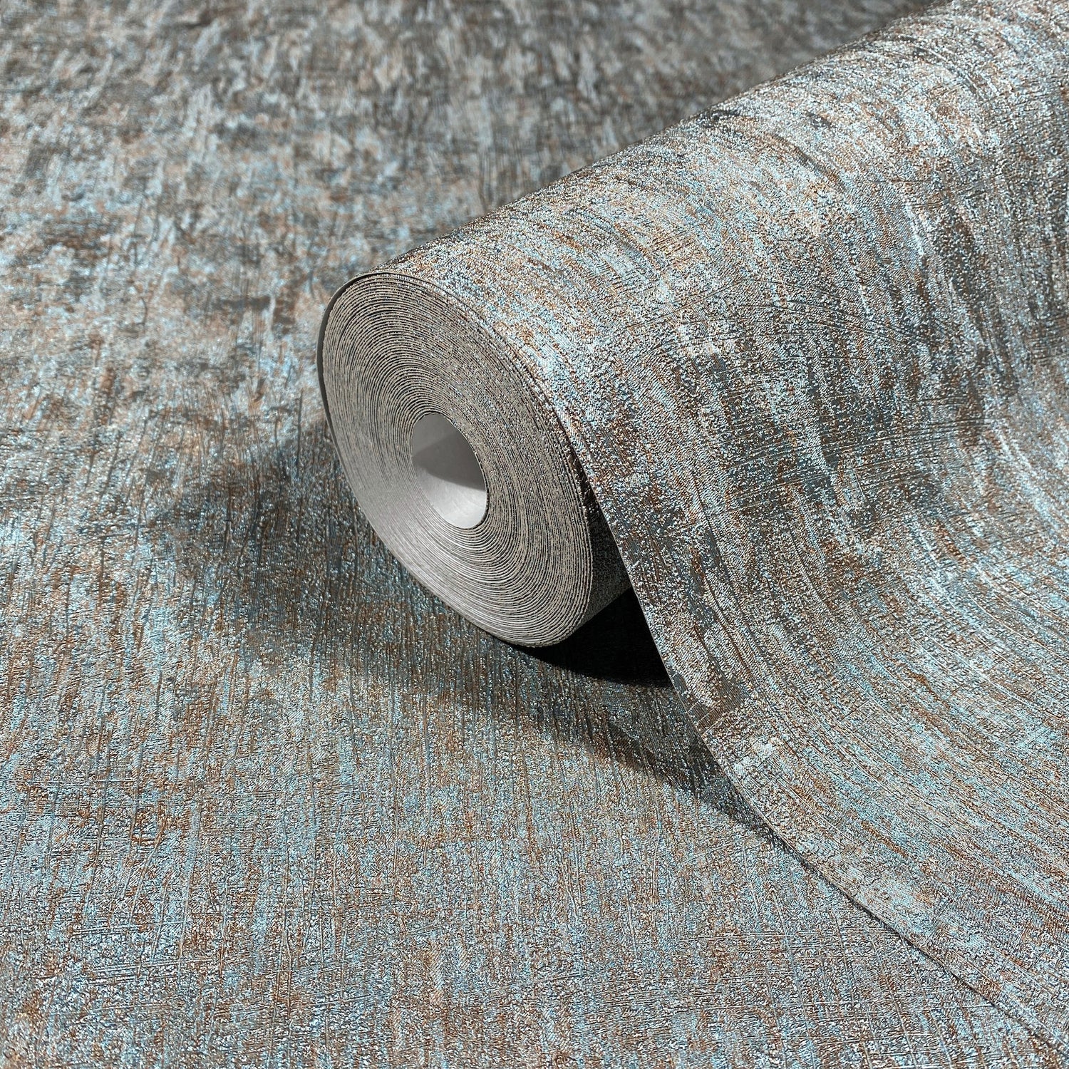 Dustan wallpaper in teal color - pattern number MA35526 - by Antonina Vella in the Opulent Accents collection