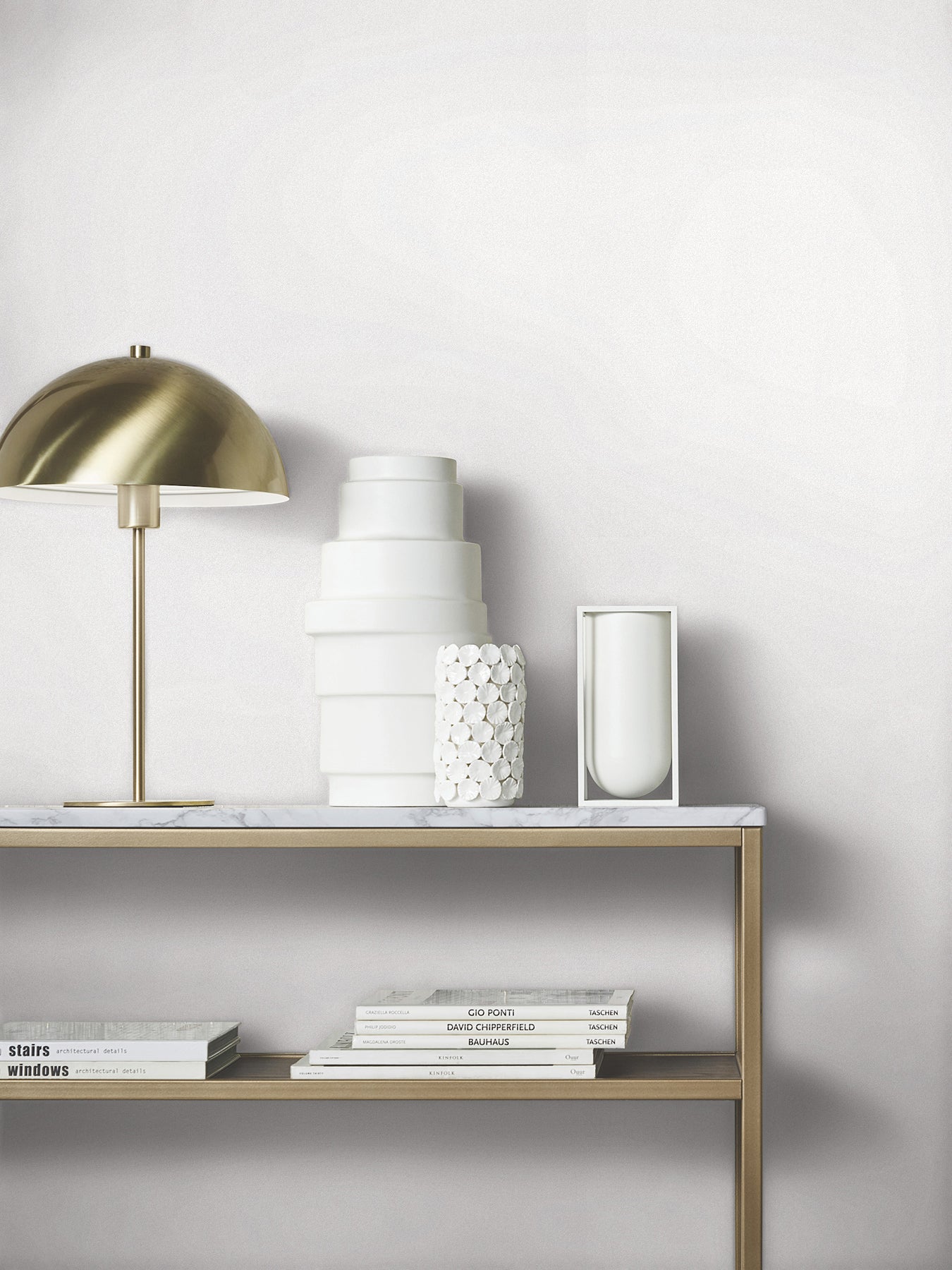 Eastwind wallpaper in white color - pattern number MA35825 - by Antonina Vella in the Opulent Accents collection