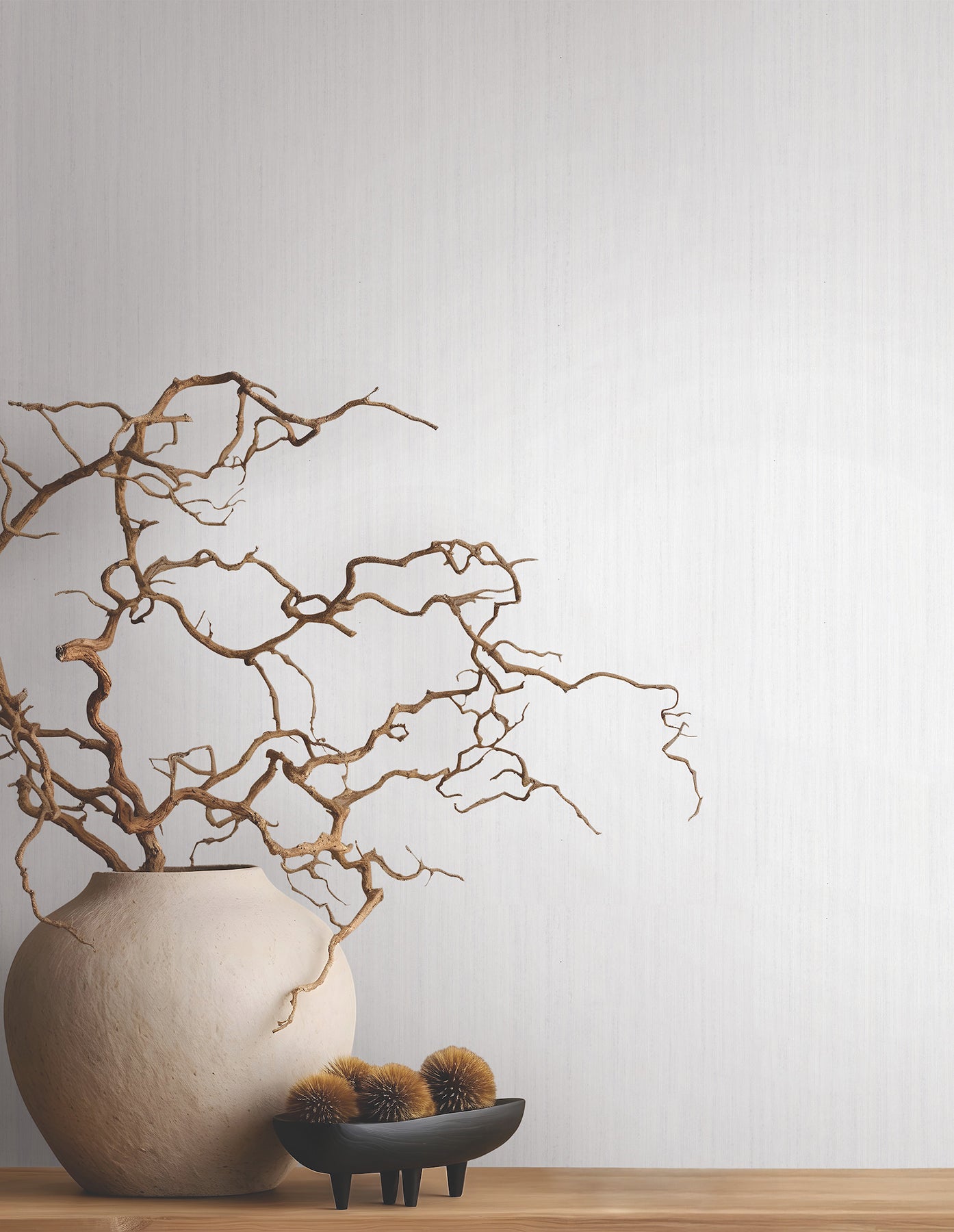 Indra wallpaper in white color - pattern number MA35829 - by Antonina Vella in the Opulent Accents collection