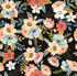 Forna Floral Peel and Stick Wallpaper in Black color - pattern number MIAPS2-02 - by Veer Decor in the Mia Charros Peel and Stick Collection collection