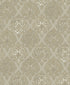 Modern Damask wallpaper in gold color - pattern number MT2022 - by Galerie in the Lustre collection