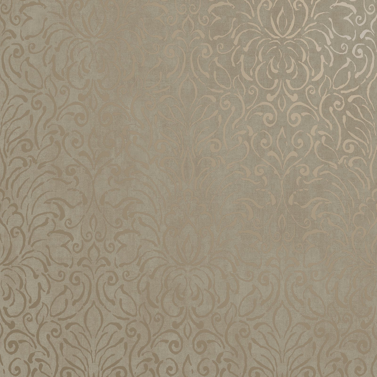 Damask Wallpaper in Bronze Brown color - pattern number MX88002 - by Galerie in the Metallic FX 2 collection