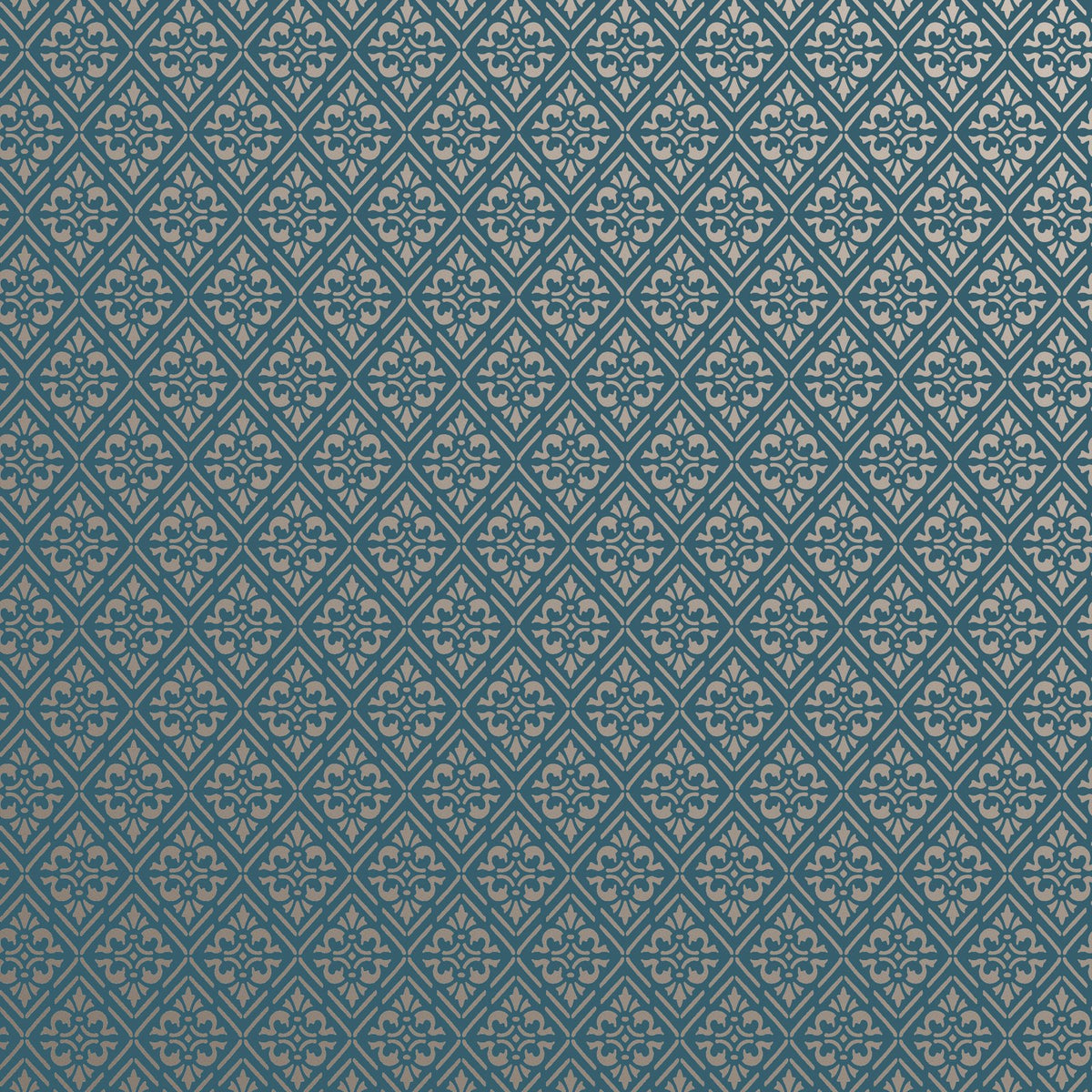 Diamond Damask Wallpaper in Blue color - pattern number MX88017 - by Galerie in the Metallic FX 2 collection