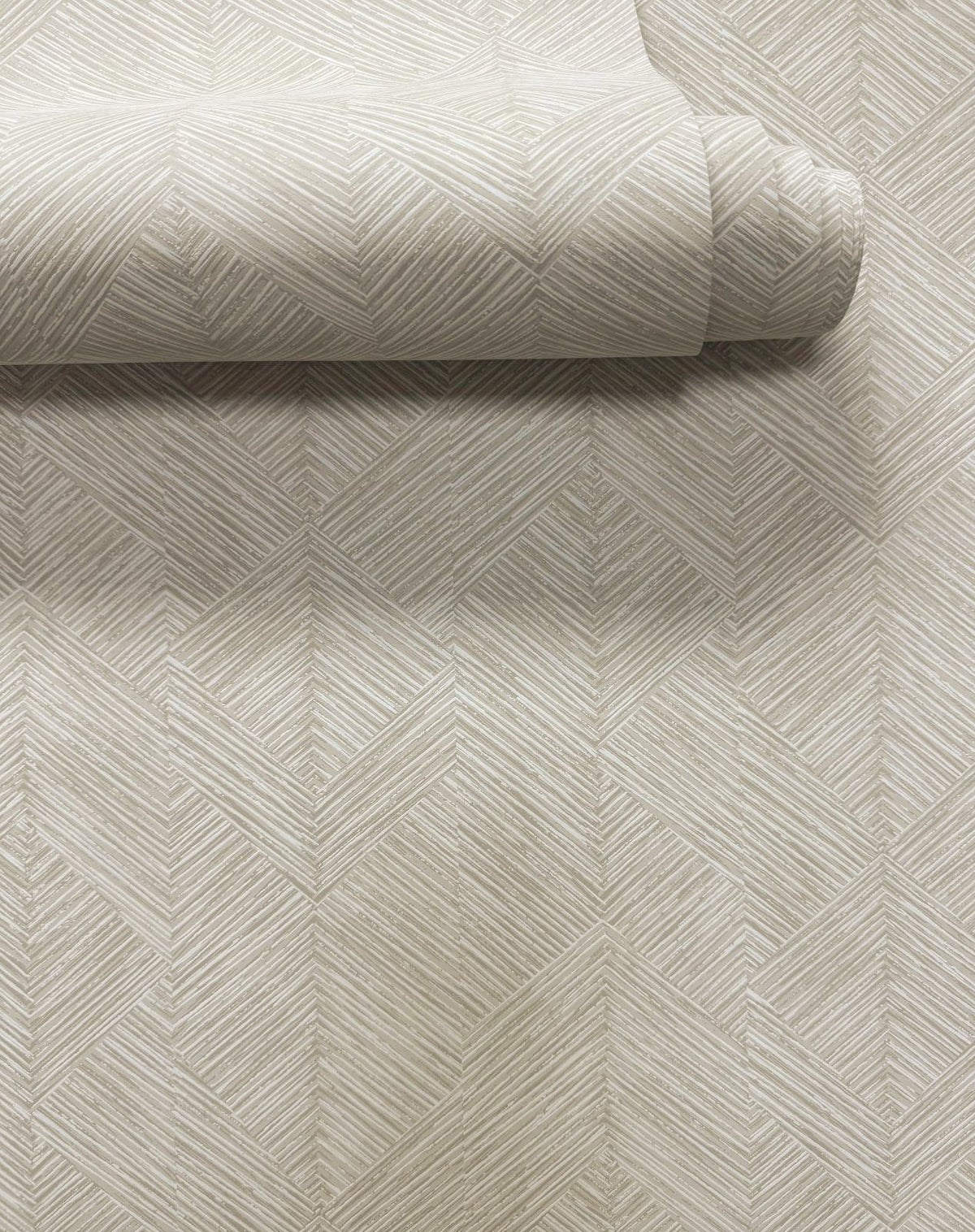 Stripe Geometric Wallpaper in Beige color - pattern number MX88021 - by Galerie in the Metallic FX 2 collection