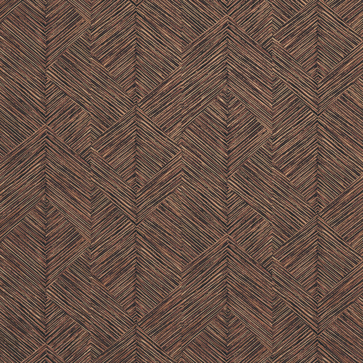 Stripe Geometric Wallpaper in Orange color - pattern number MX88025 - by Galerie in the Metallic FX 2 collection