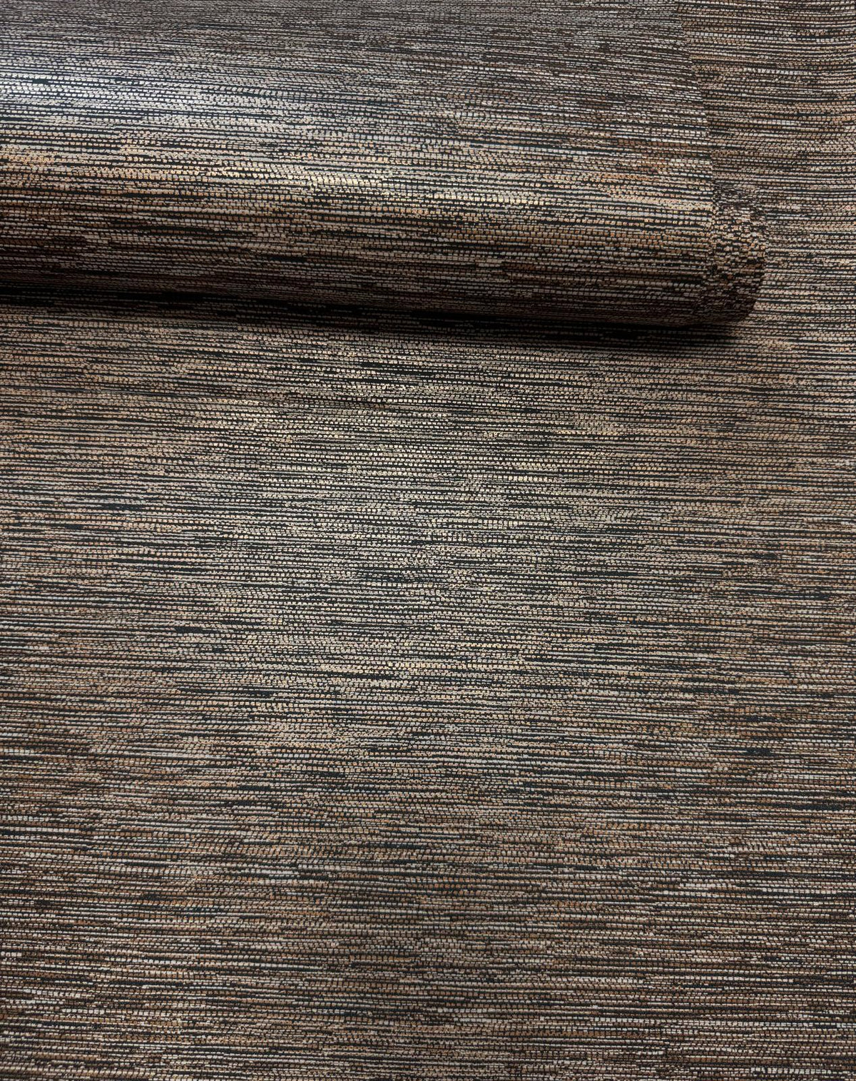 Horizontal Stripe Wallpaper in Bronze Brown color - pattern number MX88074 - by Galerie in the Metallic FX 2 collection