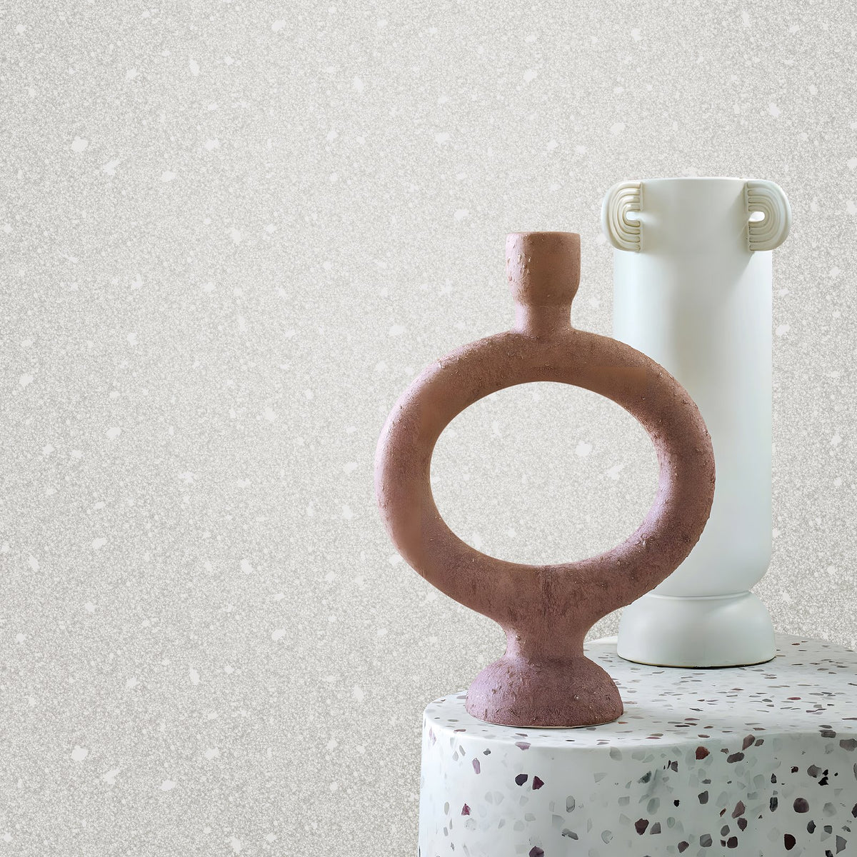 Mottled Texture Wallpaper in Silver Grey color - pattern number MX88111 - by Galerie in the Metallic FX 2 collection