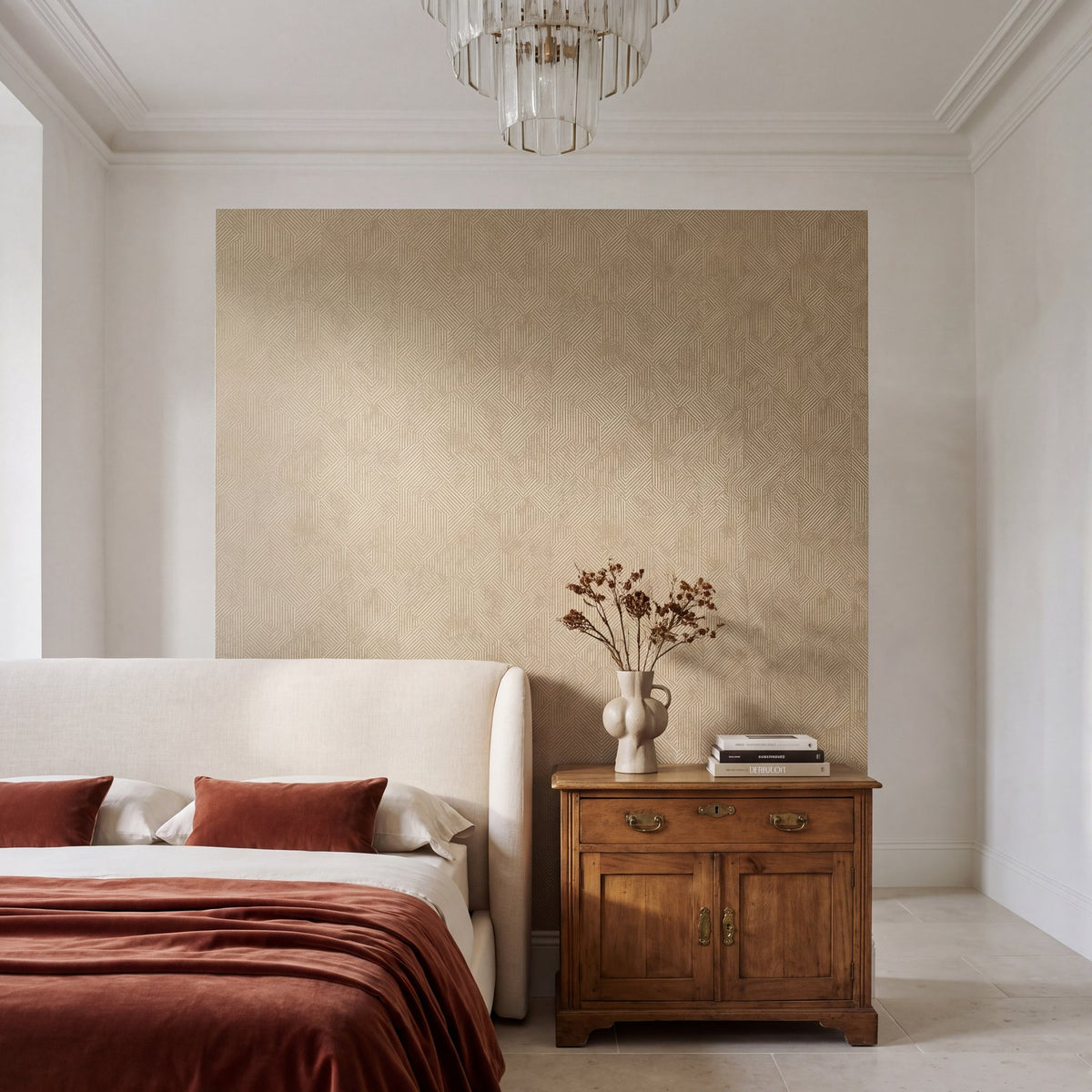 Prism Wallpaper in Beige color - pattern number NT98012 - by Galerie in the New Touch collection