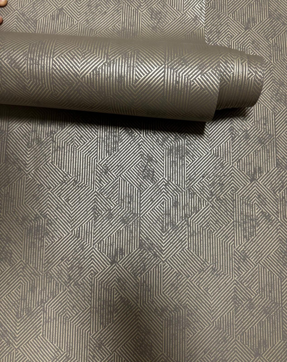 Prism Wallpaper in Bronze Brown color - pattern number NT98014 - by Galerie in the New Touch collection