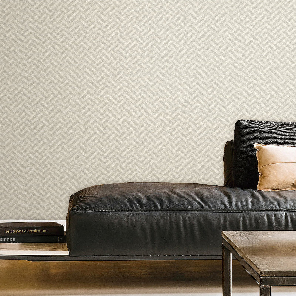 Interlace Wallpaper in Beige color - pattern number NT98026 - by Galerie in the New Touch collection