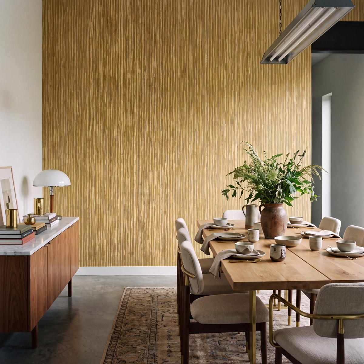 Strand Wallpaper in Yellow color - pattern number NT98054 - by Galerie in the New Touch collection