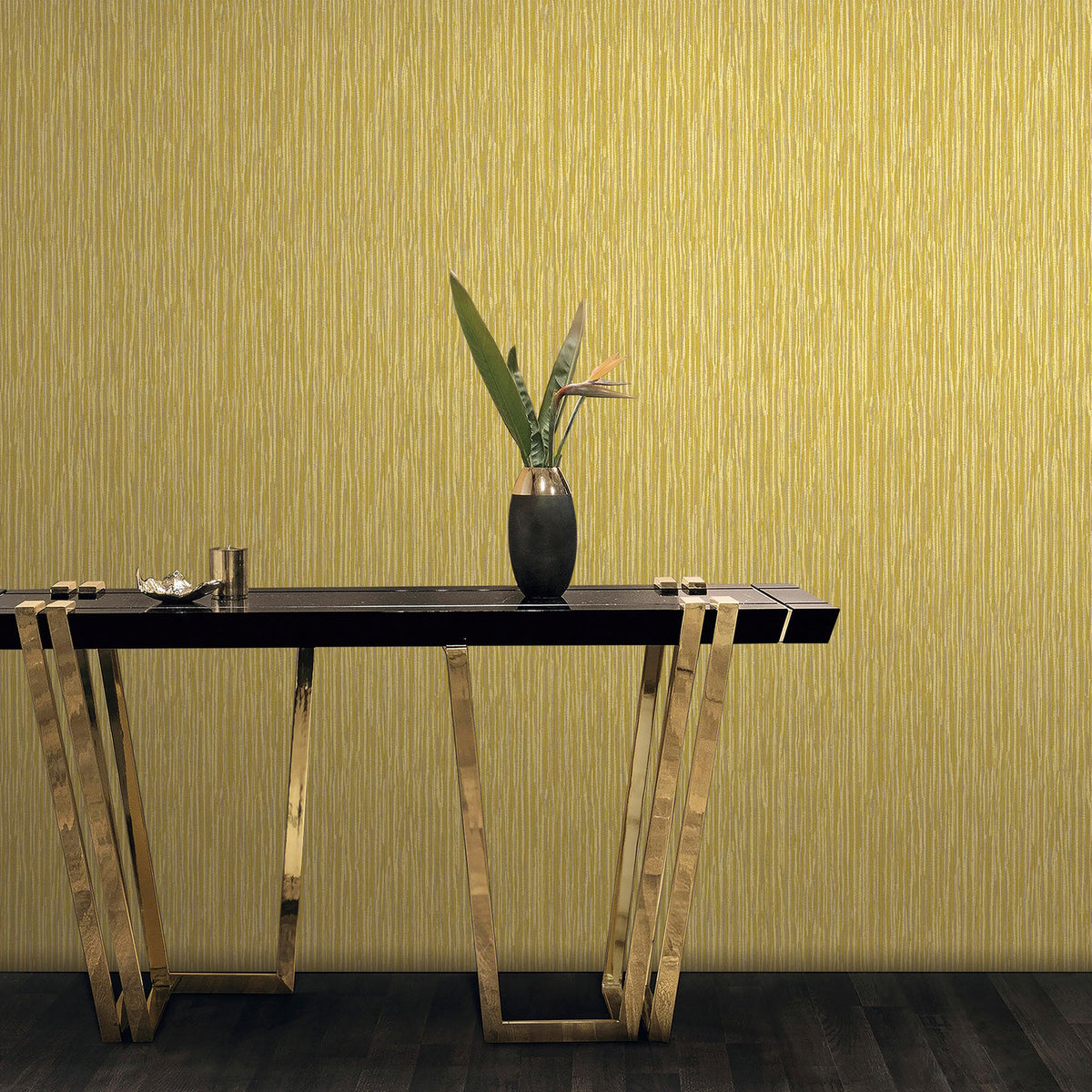 Strand Wallpaper in Yellow color - pattern number NT98054 - by Galerie in the New Touch collection